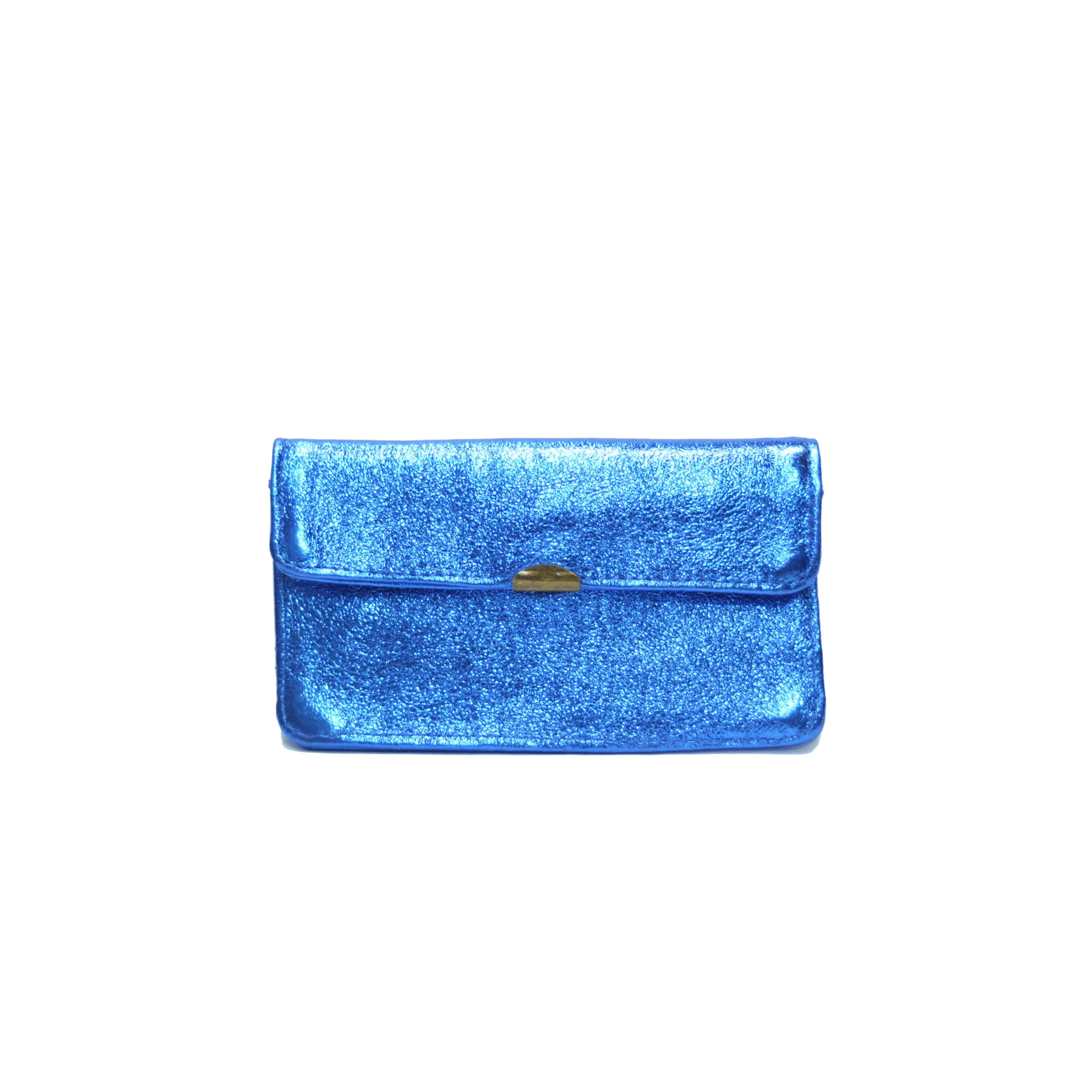Compact all-in-one leather wallet: Leopard