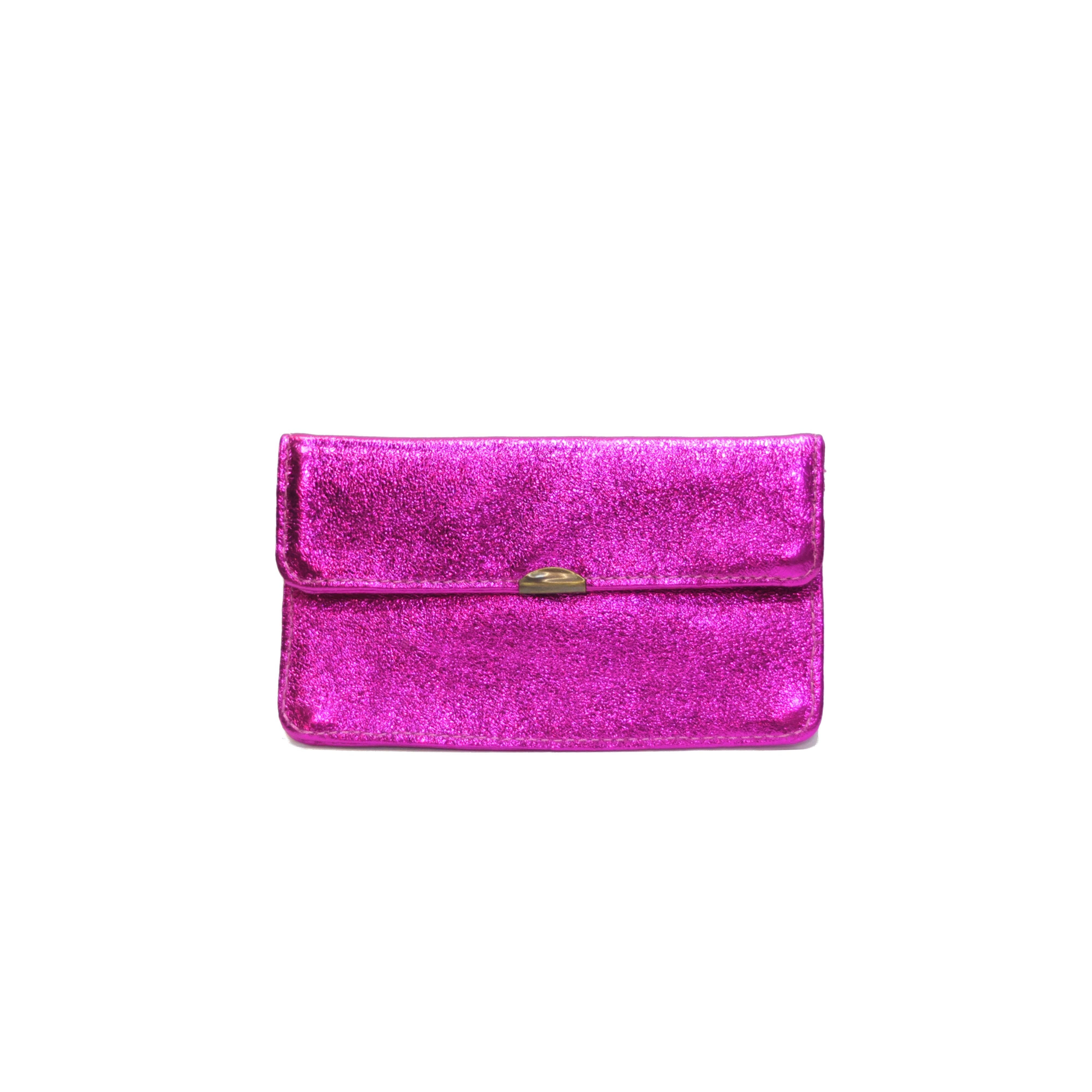 Compact all-in-one leather wallet: Steely