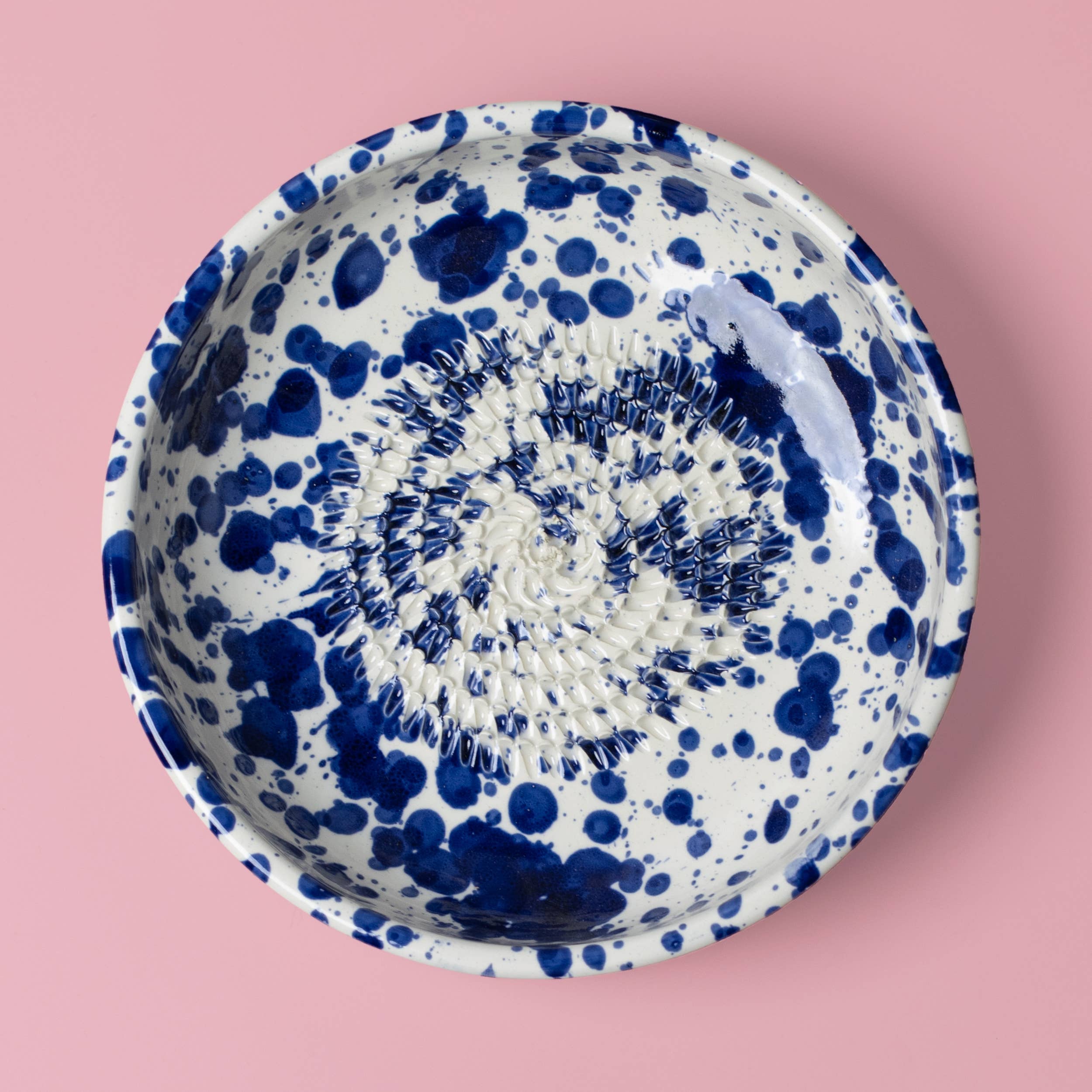 Large Pottery Grater Plate – Includes Gift Spoon / PERSIA: