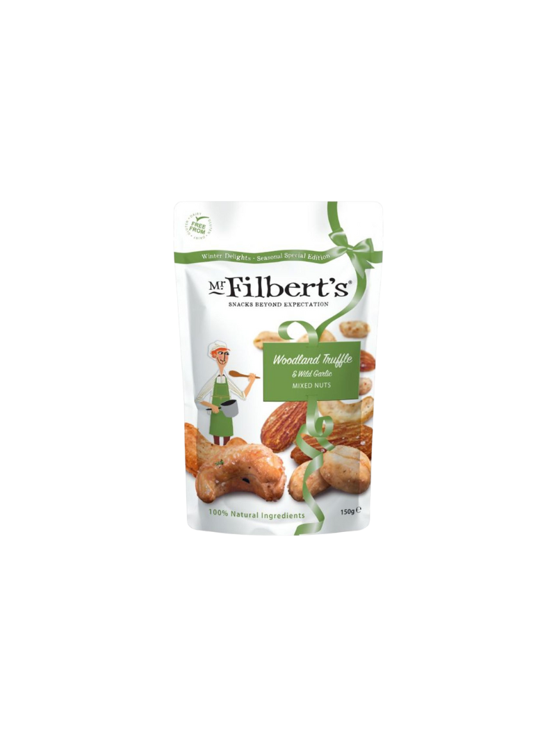 MR FILBERTS WOODLAND TRUFFLE AND WILD GARLIC NUTS 150G
