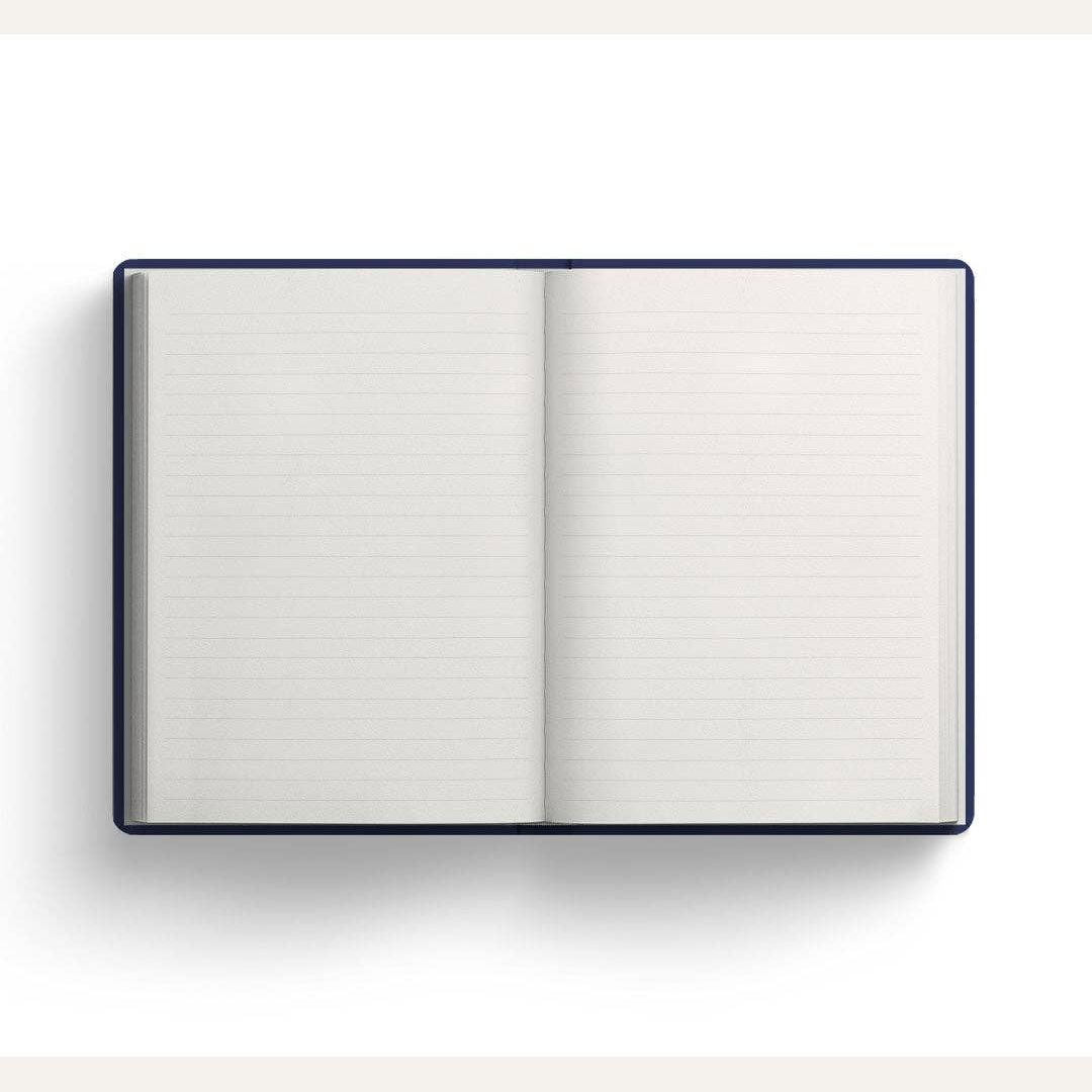 Design No.17 Scalloped Marble Hardback Notebook (A5) (10589)