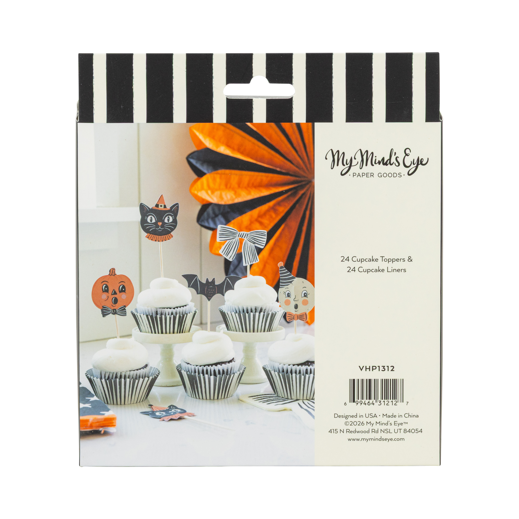 VHP1312 - Vintage Halloween Characters Cupcake Kit