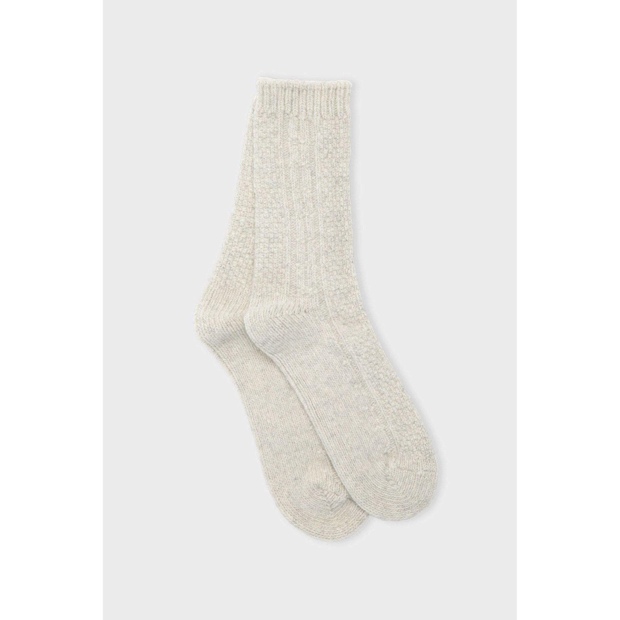 Winter socks - egret melange: 36/38