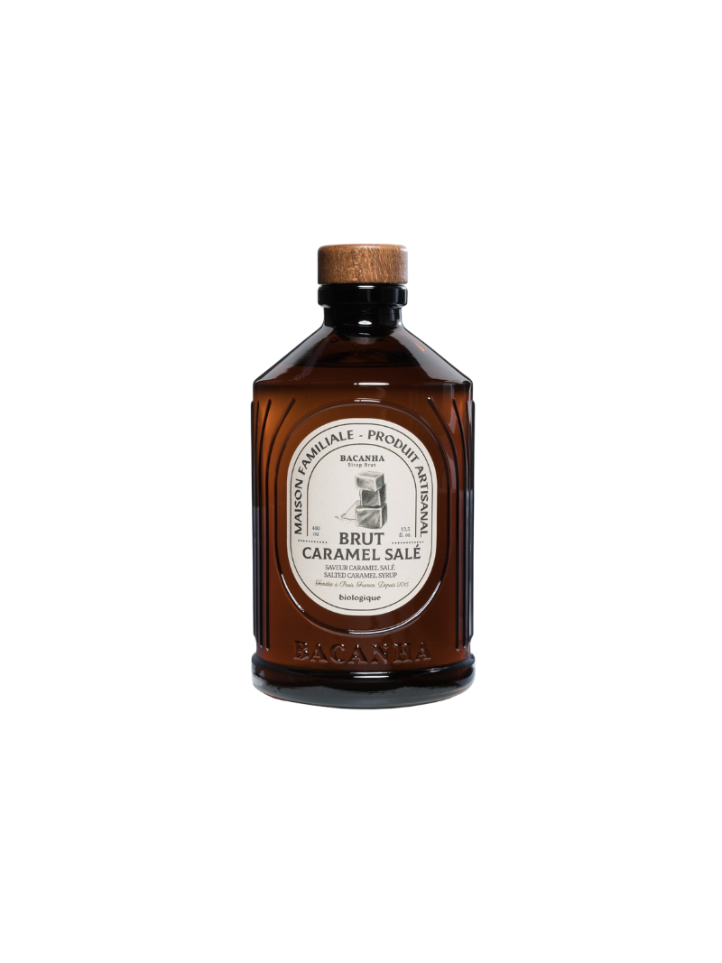 Raw Salted Caramel Syrup - Organic - 400ml - 13,5 fl. oz.