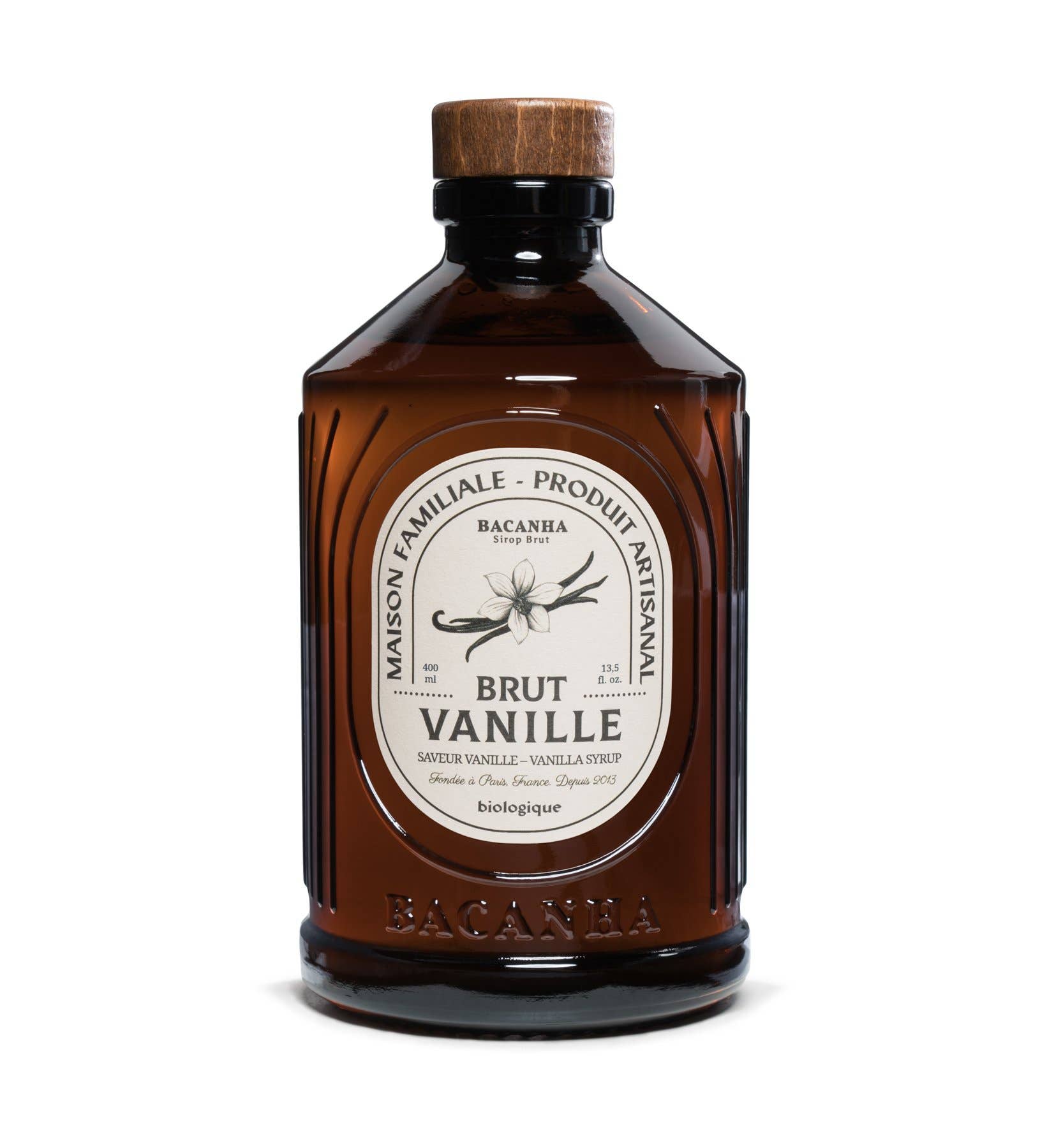 Raw Vanilla Syrup - Organic - 400ml - 13,5 fl. oz.