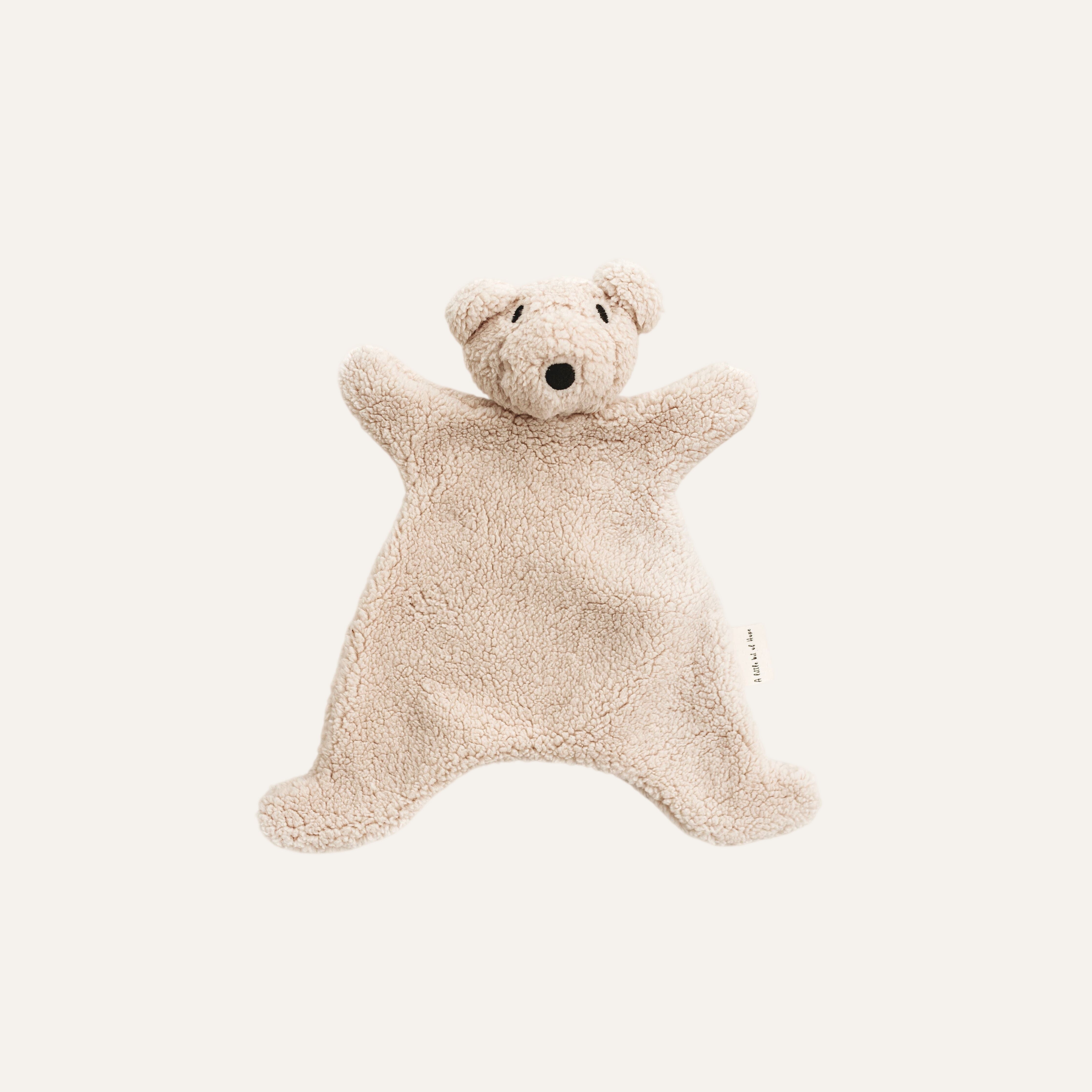 Cream snuggle bear