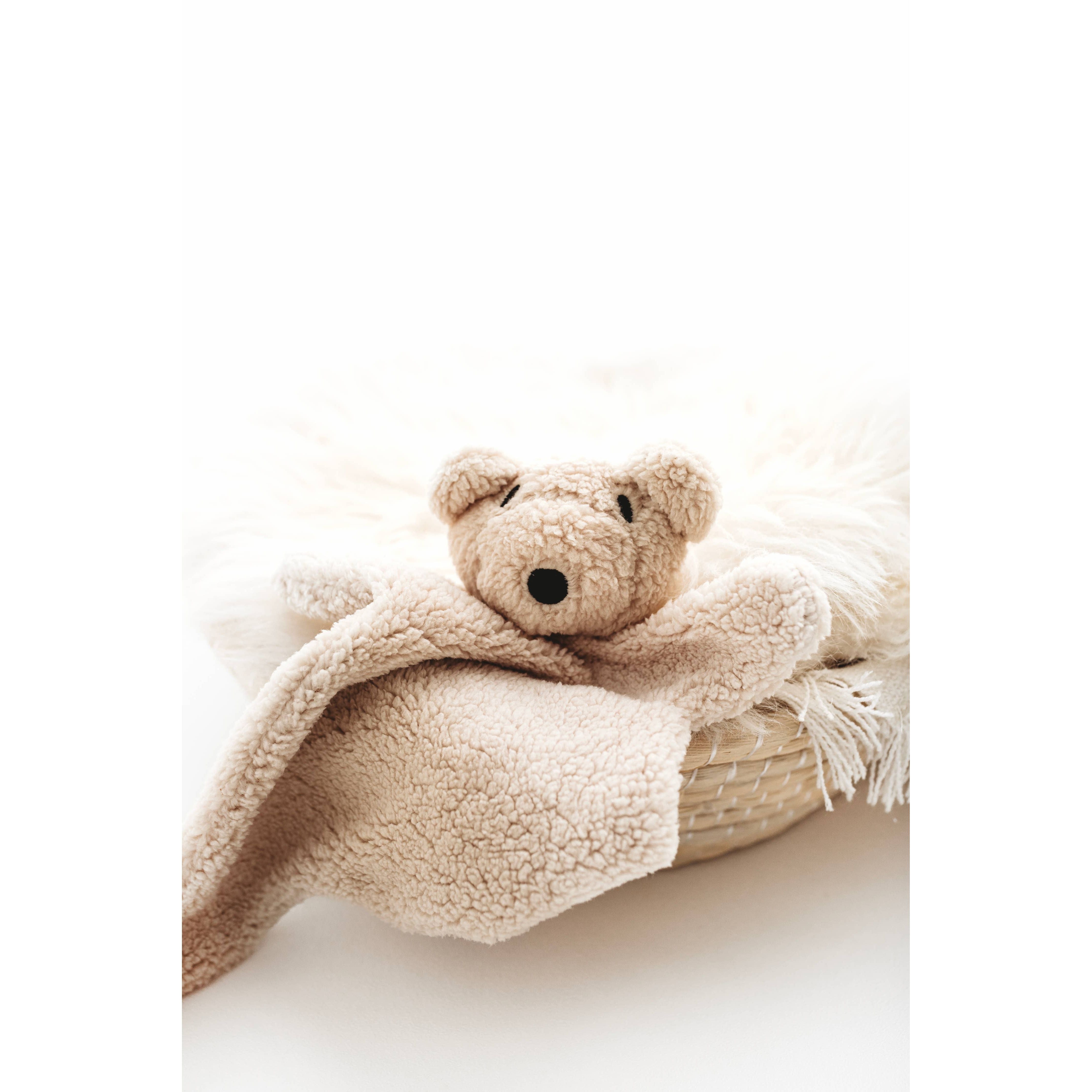 Cream snuggle bear