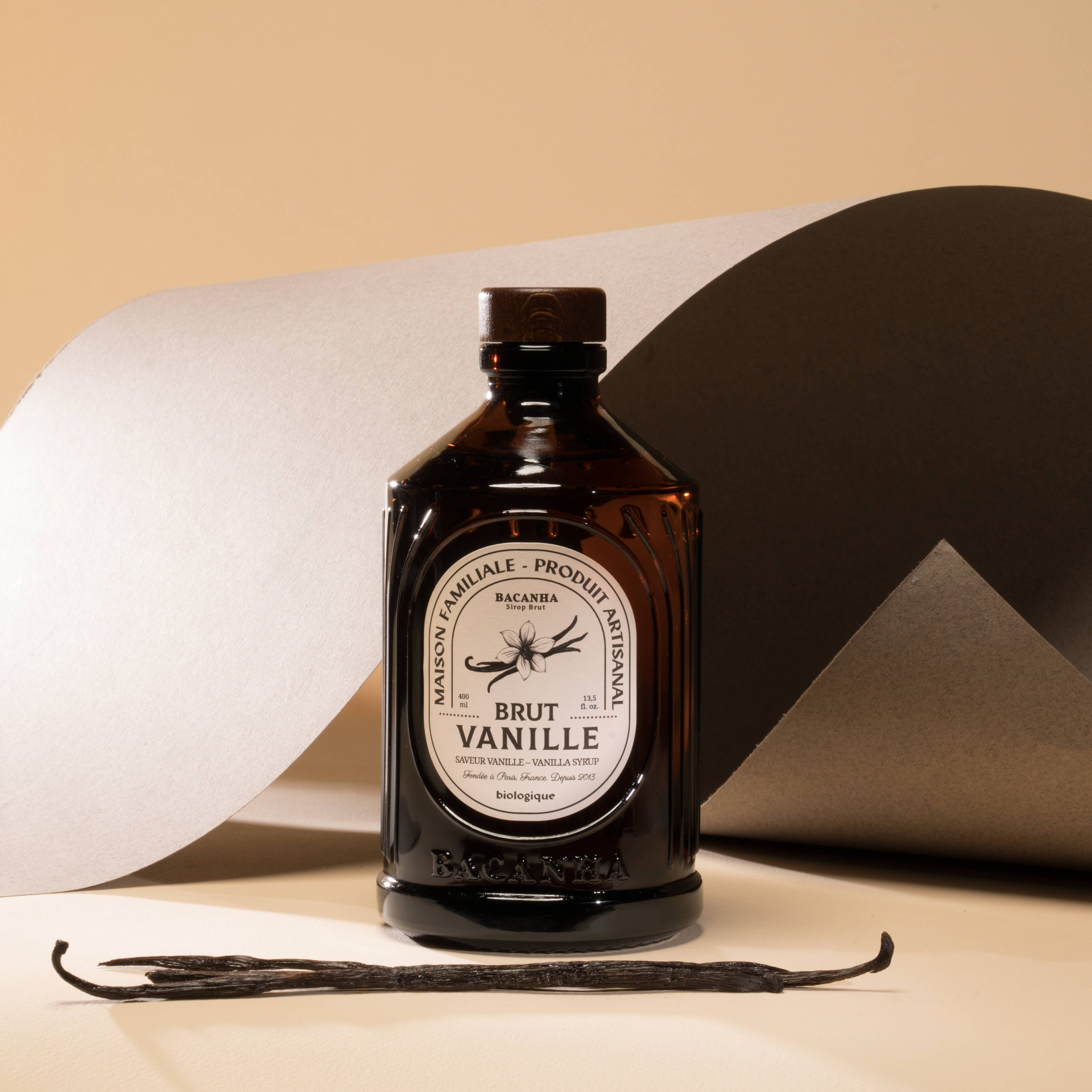 Raw Vanilla Syrup - Organic - 400ml - 13,5 fl. oz.