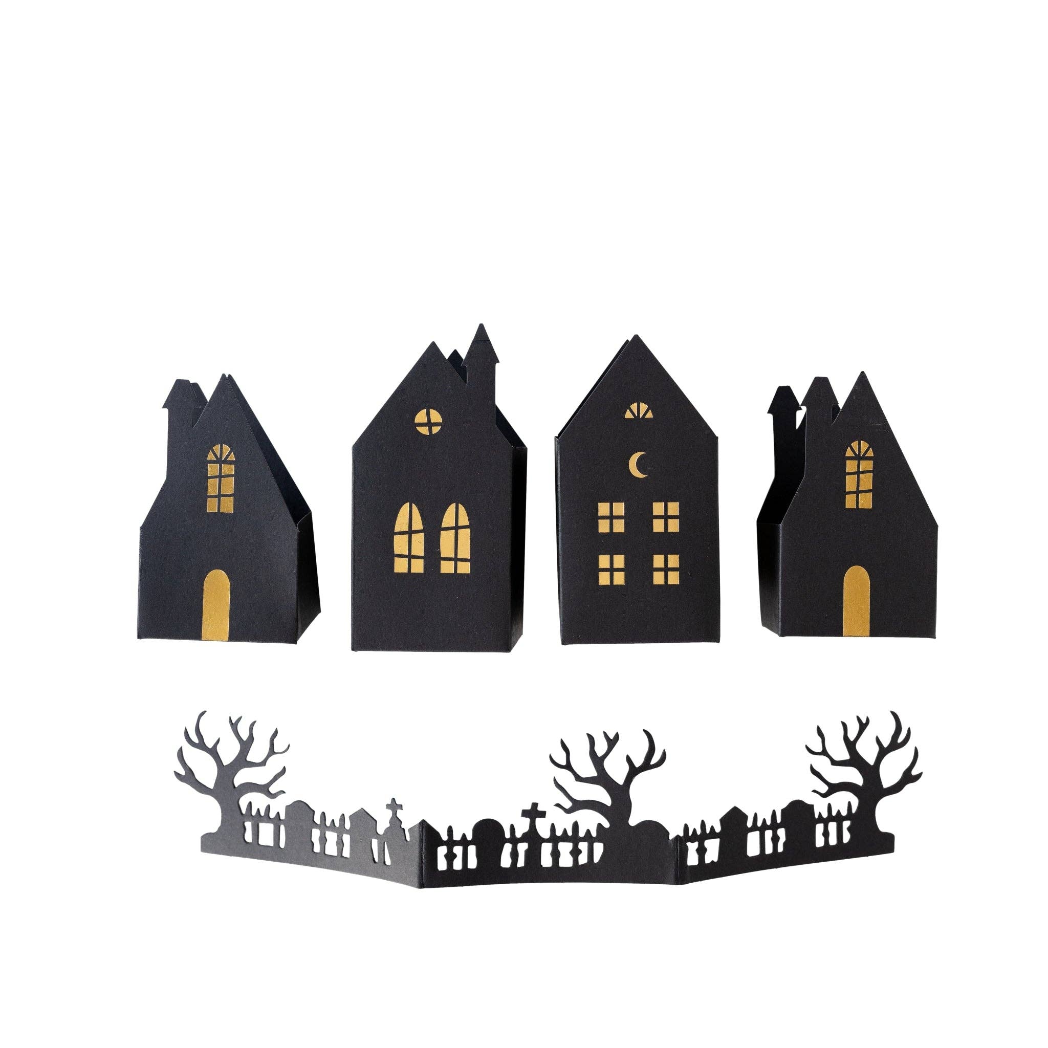 HVL1005 - Haunted Village 3D Tabletop Décor
