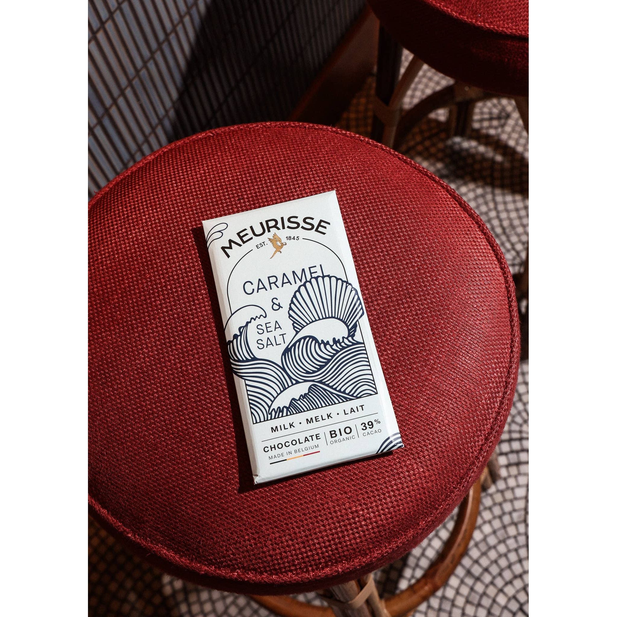 Organic Milk Chocolate with Caramel & Seasalt (100g)