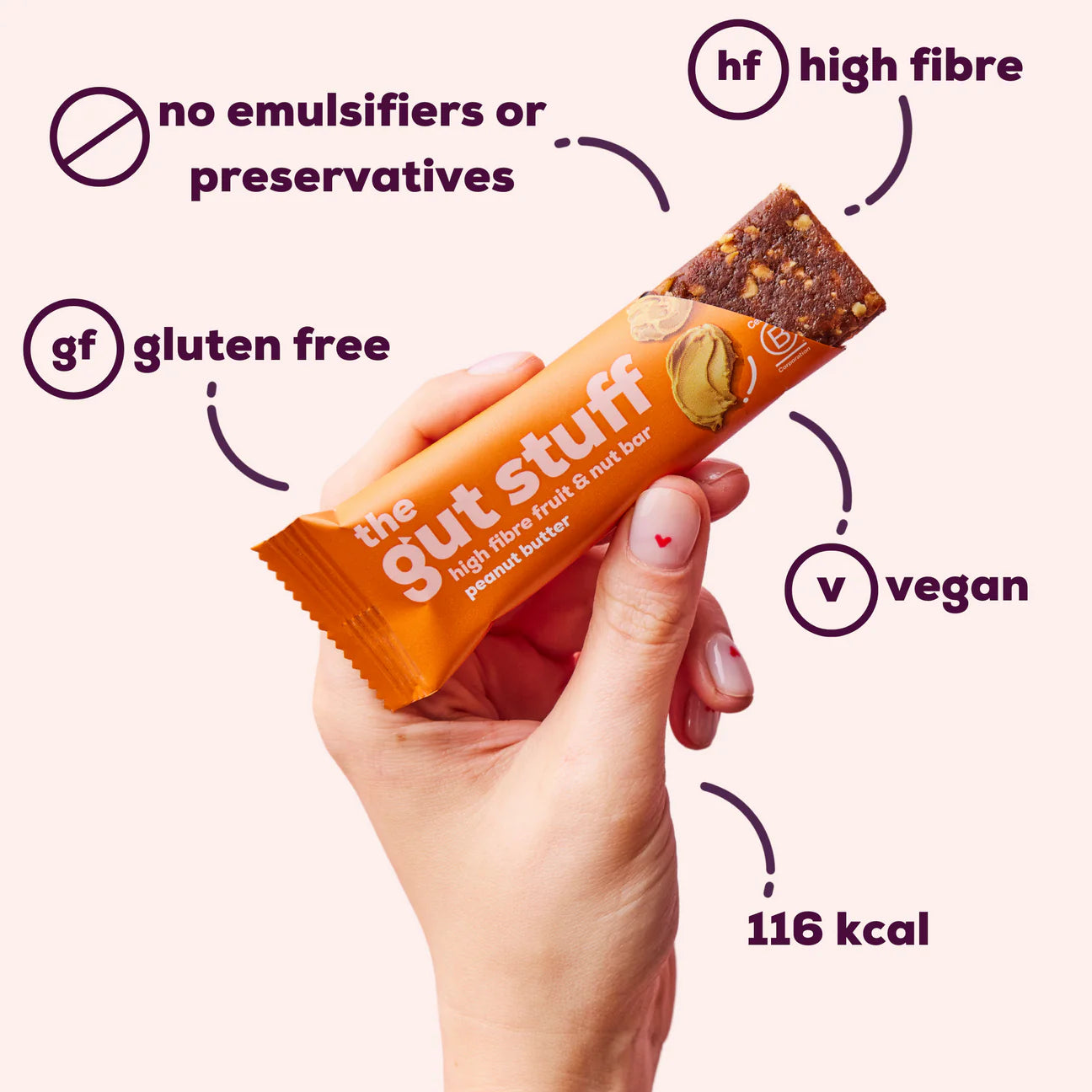 The Gut Stuff - Peanut butter- 35g - TheGiftCoMalta