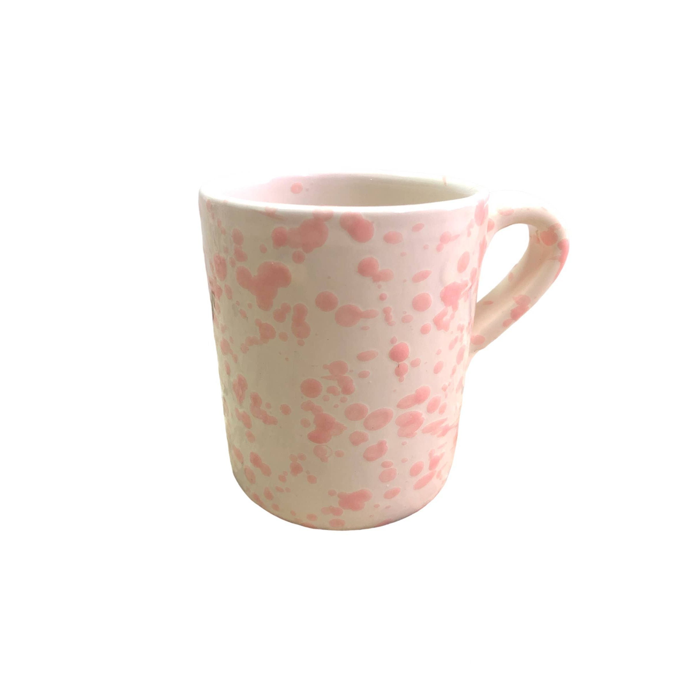 Mug cm. 9 - Splashed Line: Cream/grey