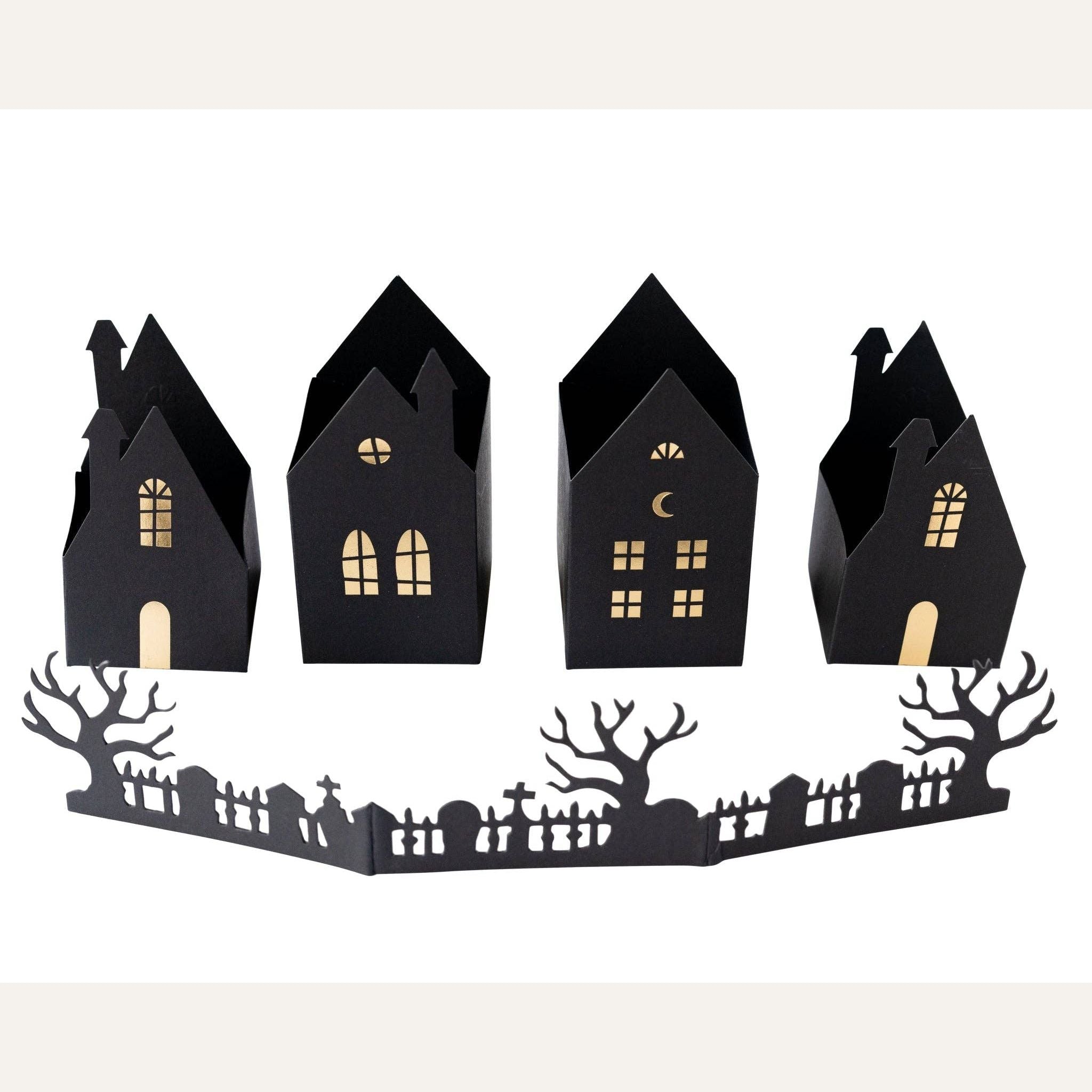 HVL1005 - Haunted Village 3D Tabletop Décor