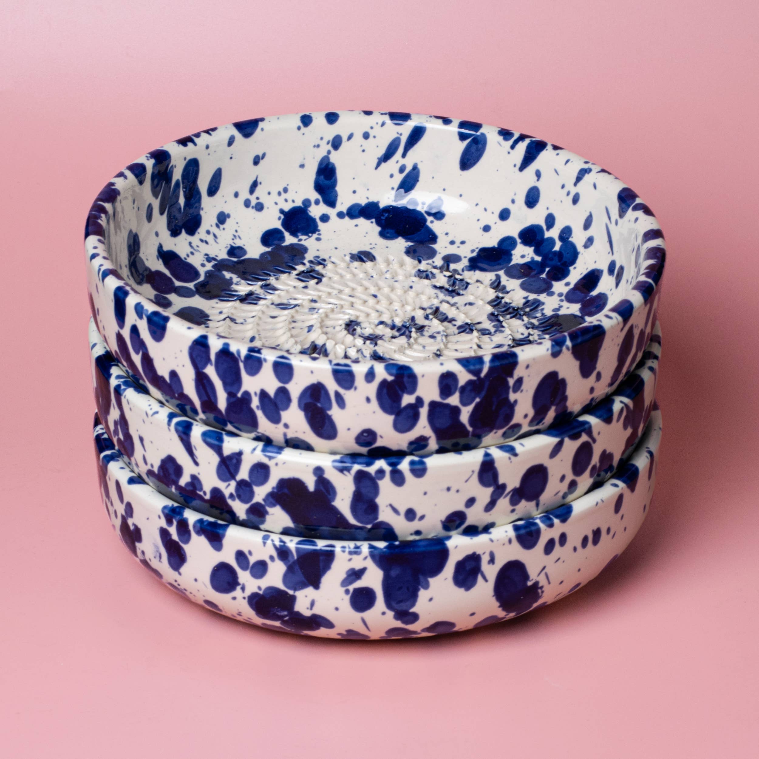 Large Pottery Grater Plate – Includes Gift Spoon / PERSIA: