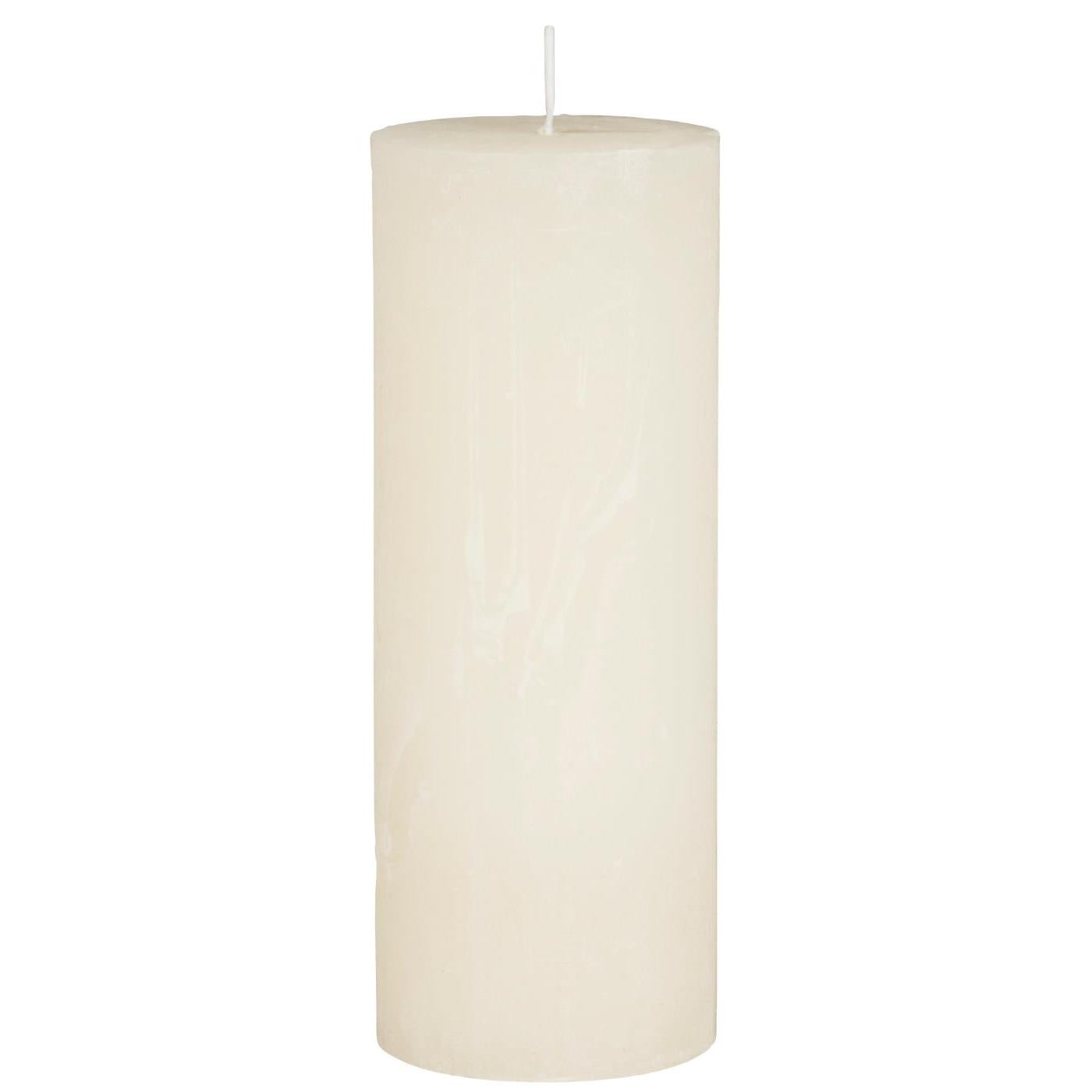 Pillar Candle | Buttercream - TheGiftCoMalta