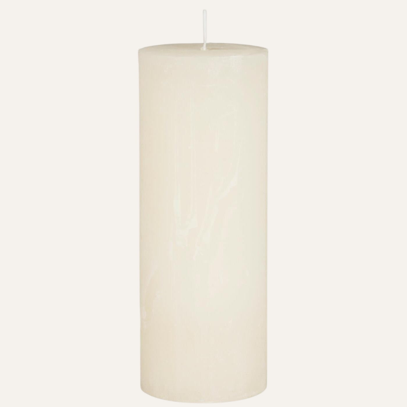 Pillar Candle | Buttercream - TheGiftCoMalta