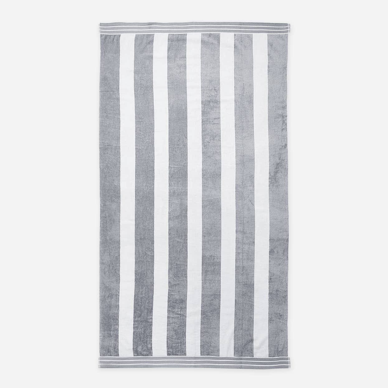 Jumbo Cabana Stripe Beach Towels - 100 x 180cm : Navy/White
