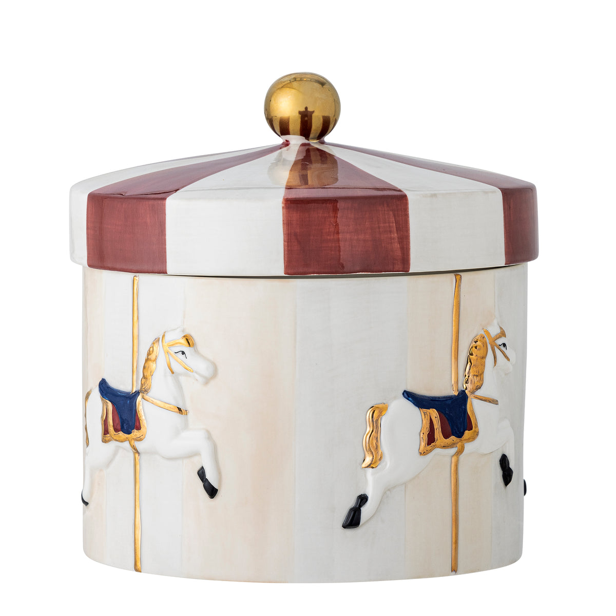 Merry-go-round Jar w/Lid