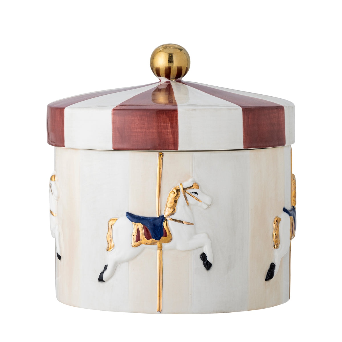 Merry-go-round Jar w/Lid