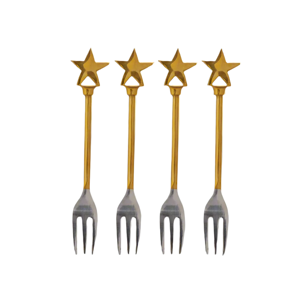 Twinkle Dessert Forks - TheGiftCoMalta