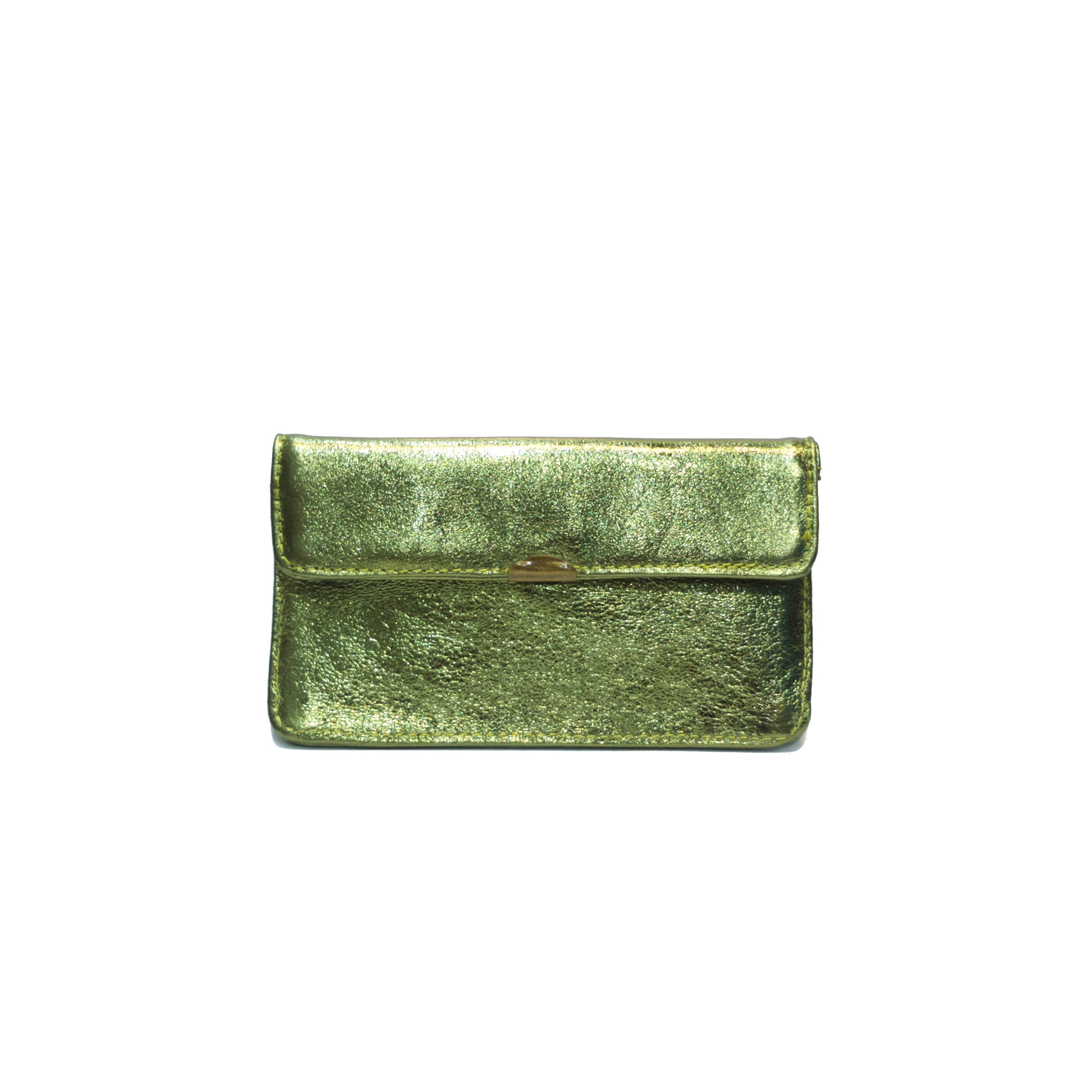 Compact all-in-one leather wallet: Steely