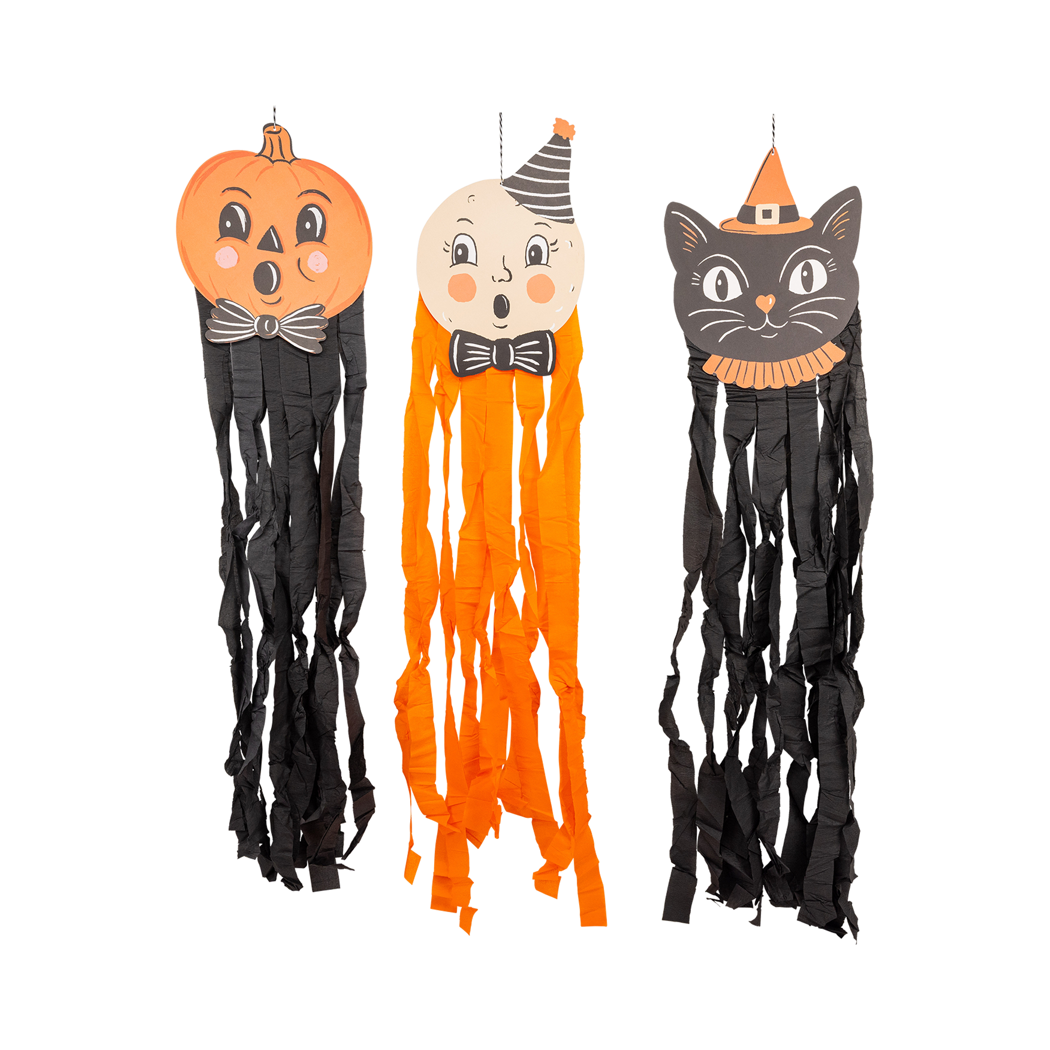 VHP1305 - Vintage Hanging Characters with Streamers