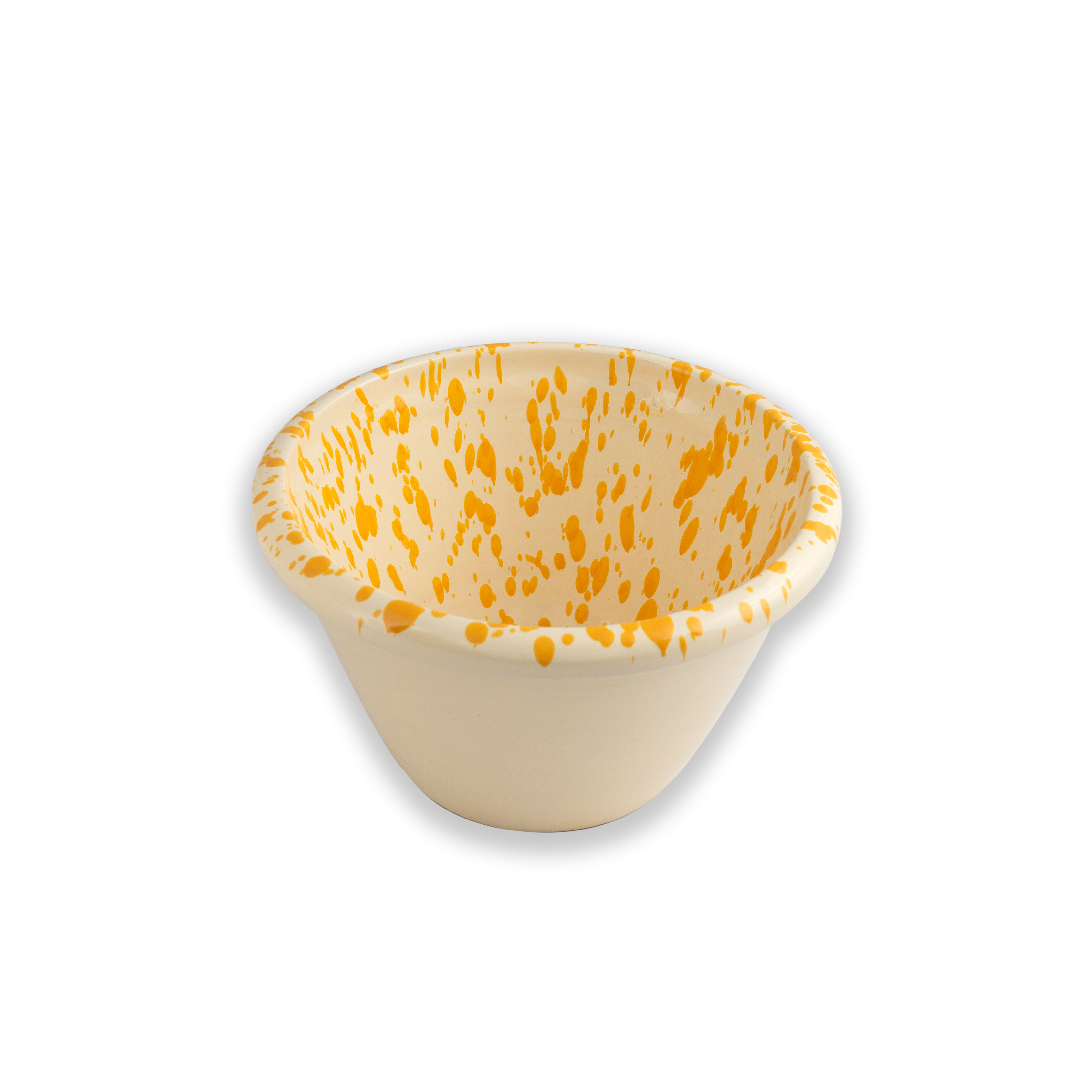 Catino cm 15 - Splasshed Line: Cream/black