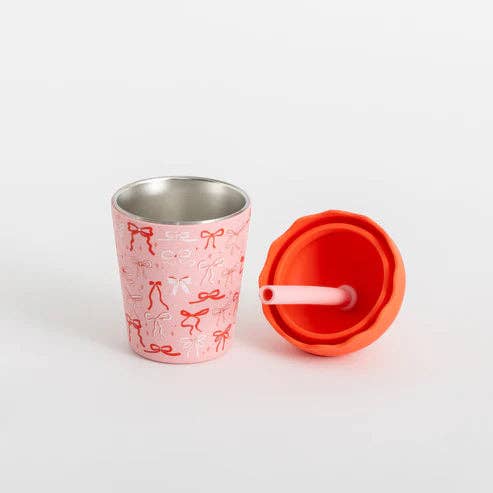 NEW Bows Mini Smoothie Cup & Straw