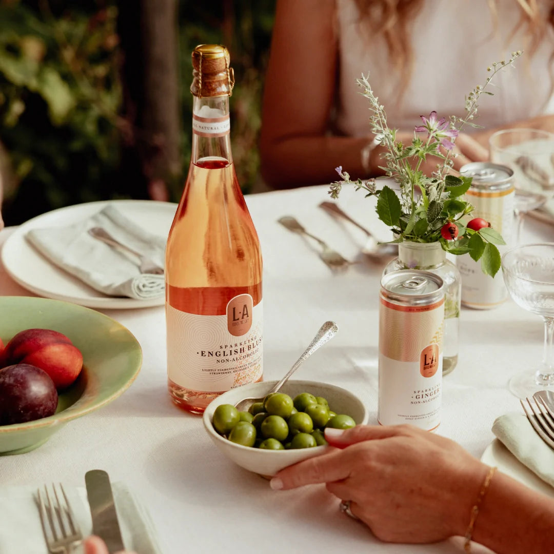 Sparkling Non-Alcoholic English Blush Kombucha