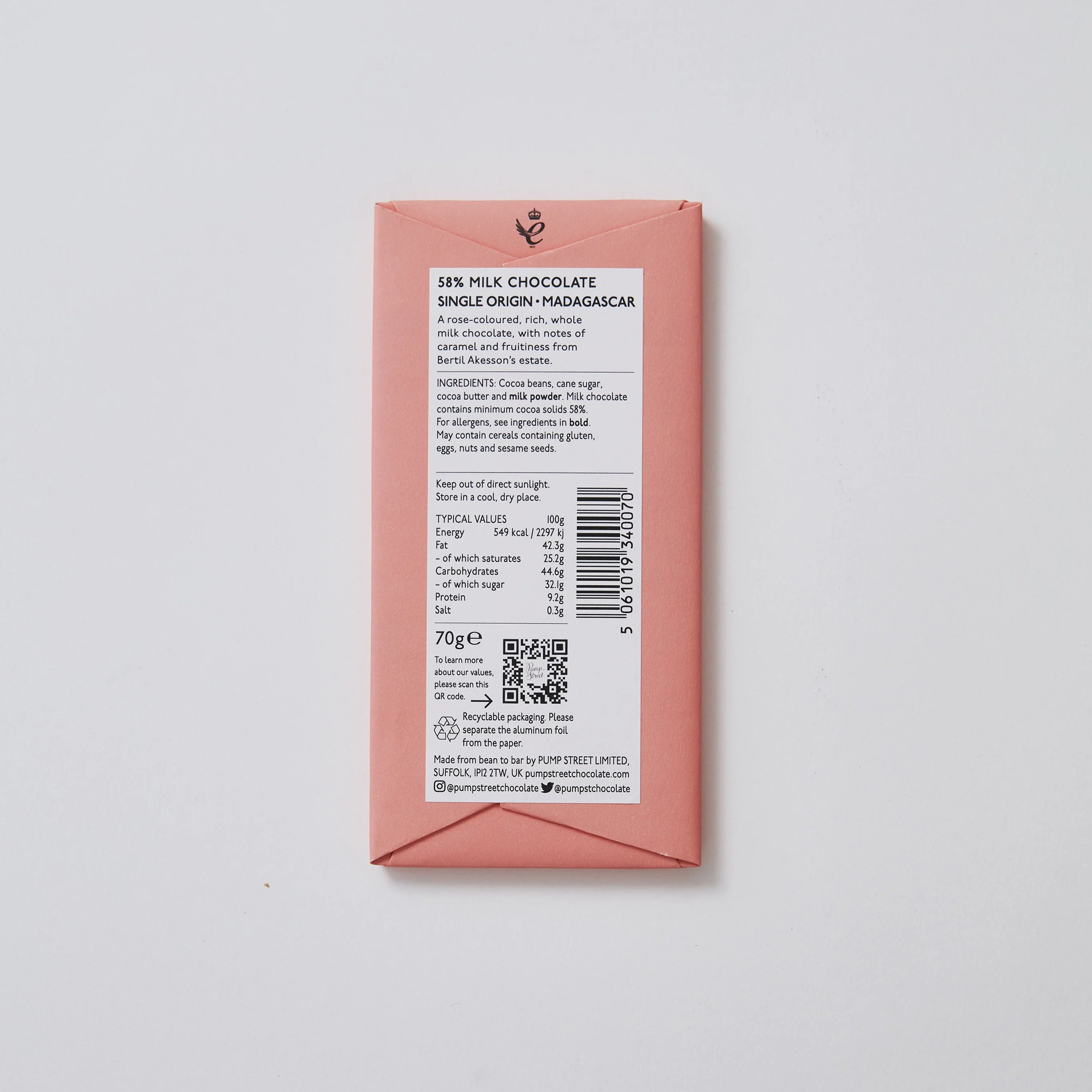 Madagascar - Milk 58% - TheGiftCoMalta