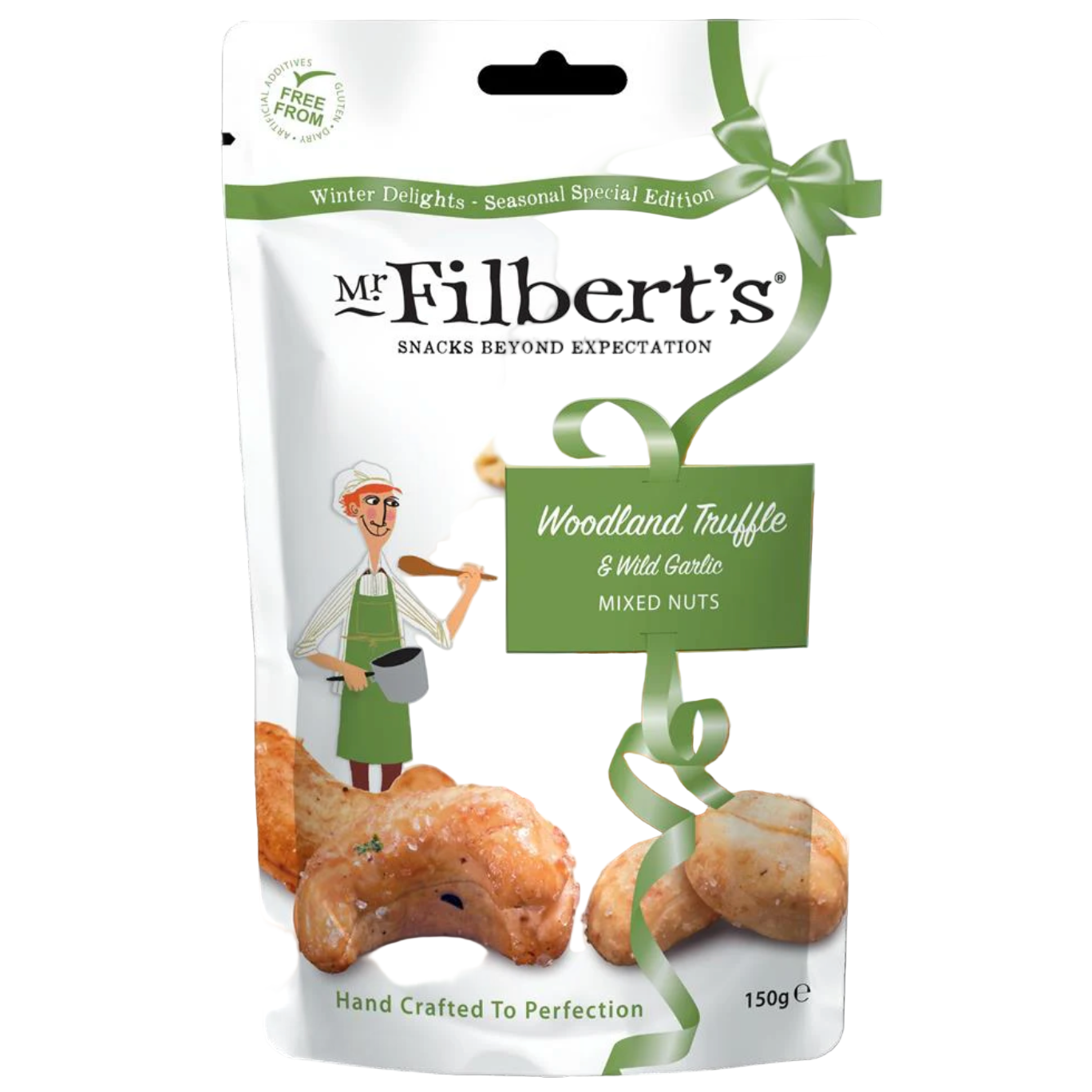 MR FILBERTS WOODLAND TRUFFLE AND WILD GARLIC NUTS 150G