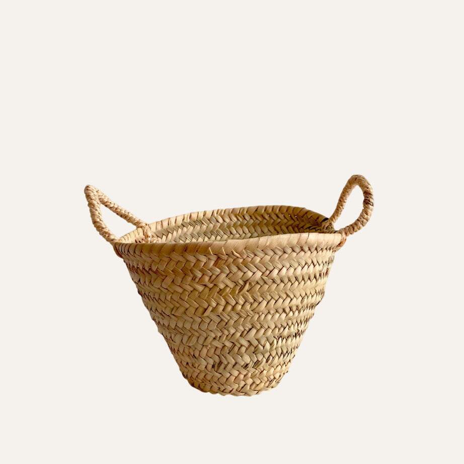 Handwoven Mini French Market Basket
