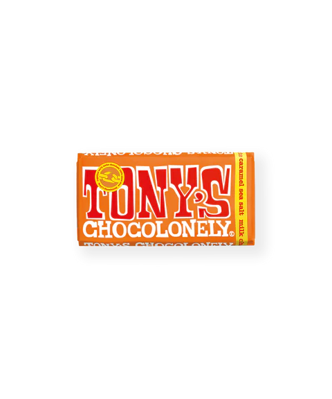 Tony's Chocolonely Milk Chocolate Caramel Sea Salt 180g - TheGiftCoMalta