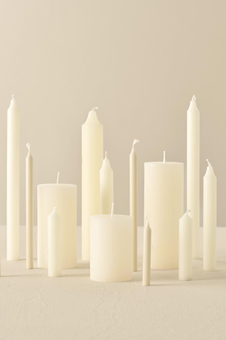 Pillar Candle | Buttercream - TheGiftCoMalta