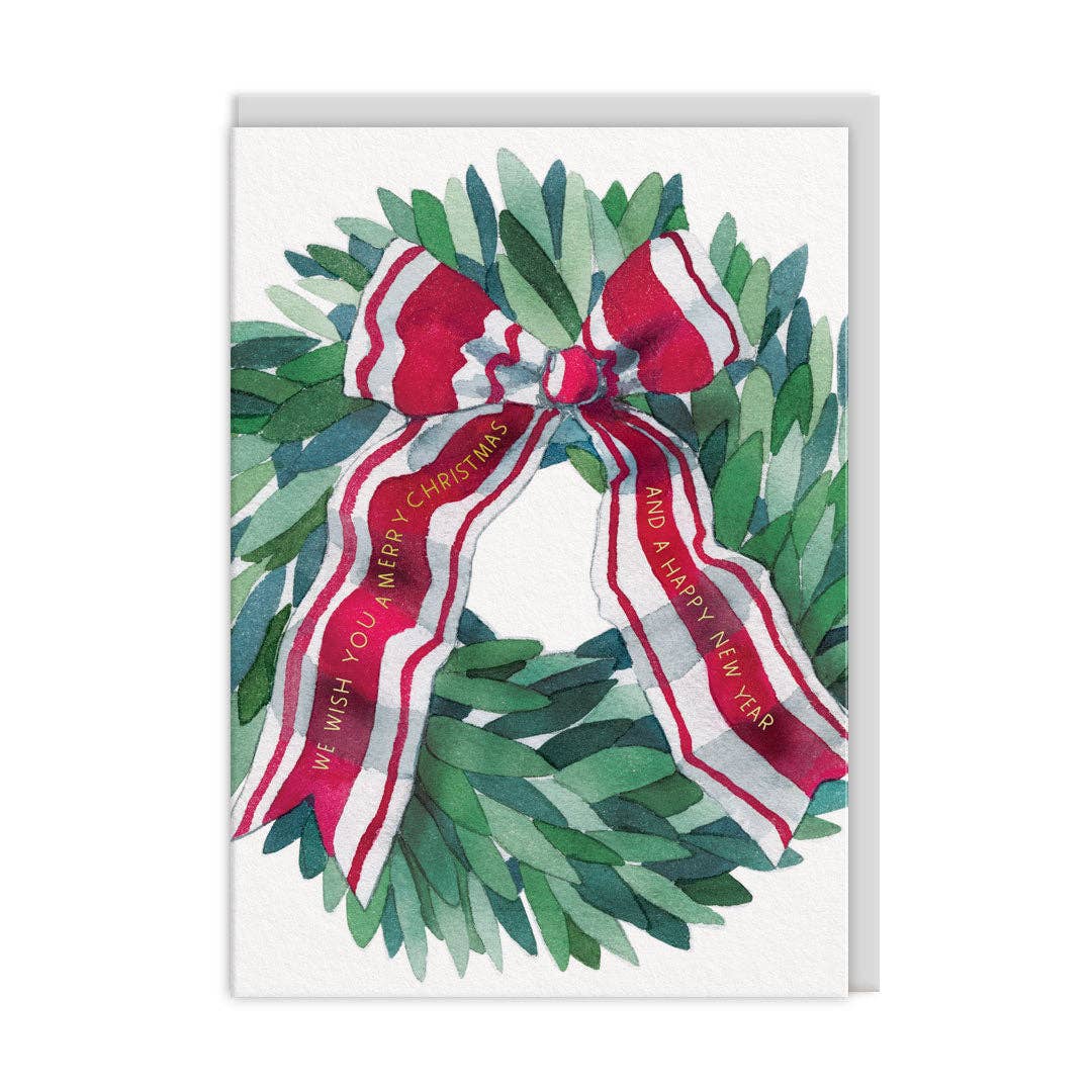 Christmas Wreath Greeting Card (12765)
