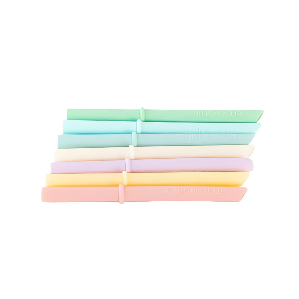 Silicone Mixed Straws with Stoppers