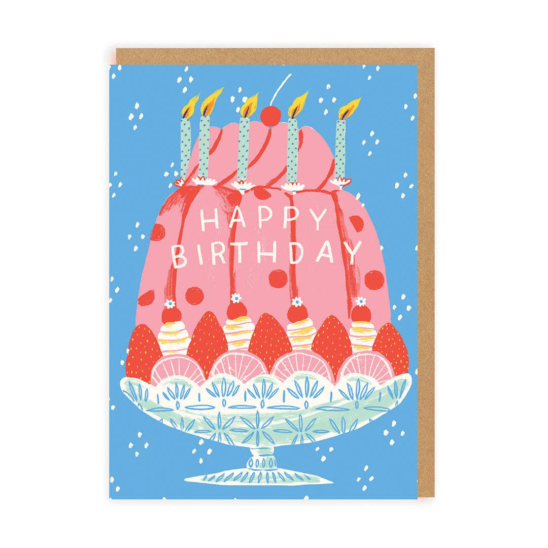 Trifle Cake Greeting Card (7305)