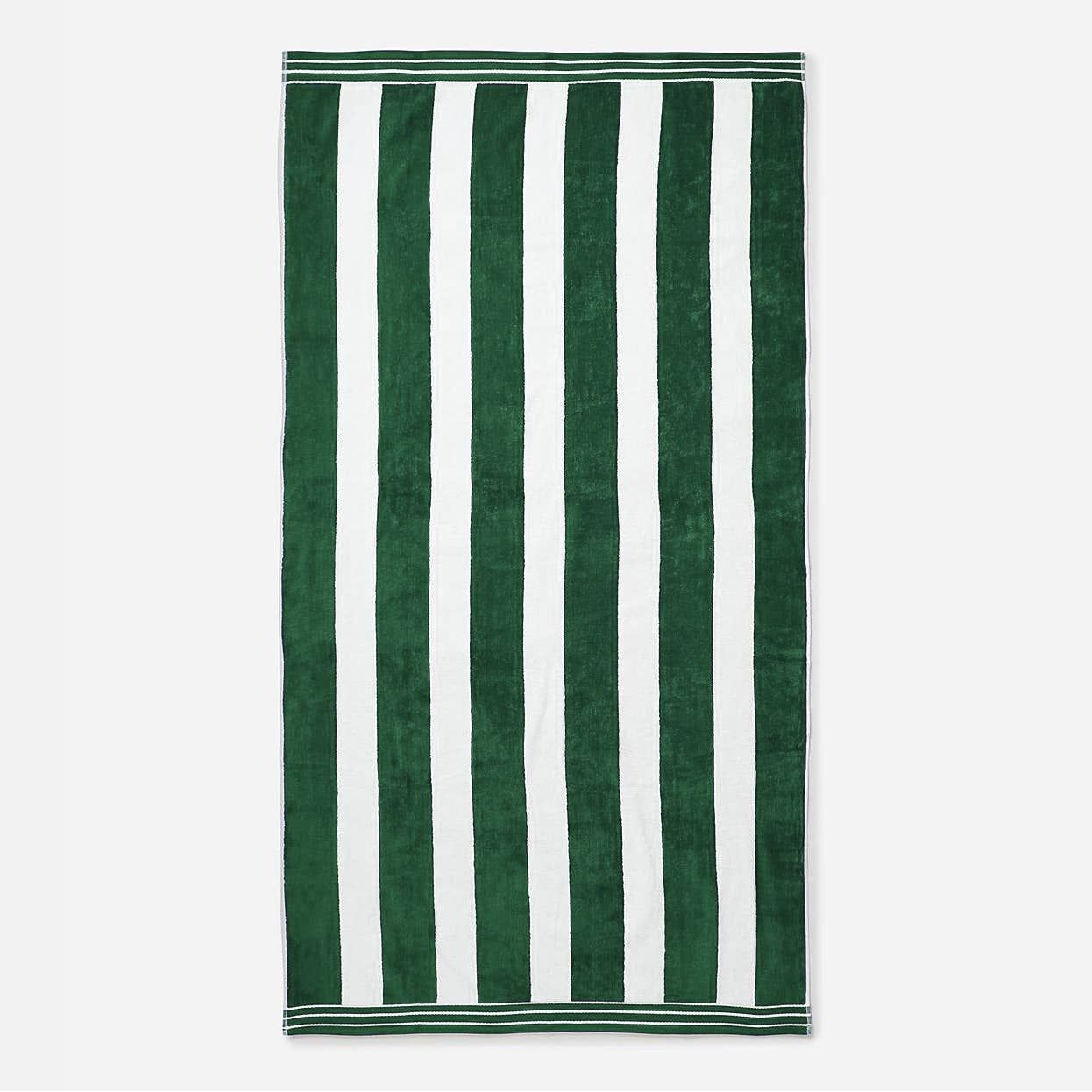 Jumbo Cabana Stripe Beach Towels - 100 x 180cm : Navy/White
