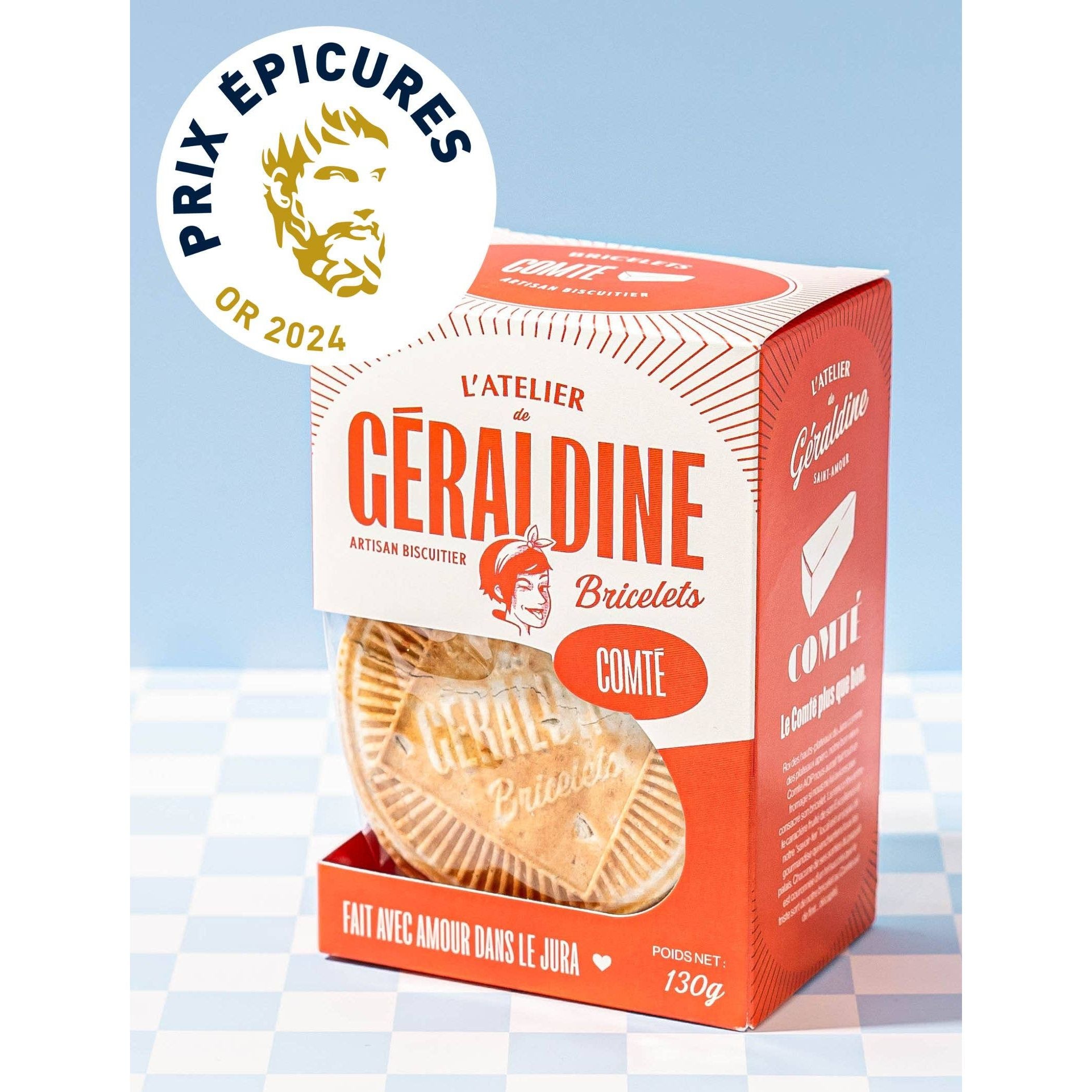 “Bricelets au Comté” - Savory aperitif cookies
