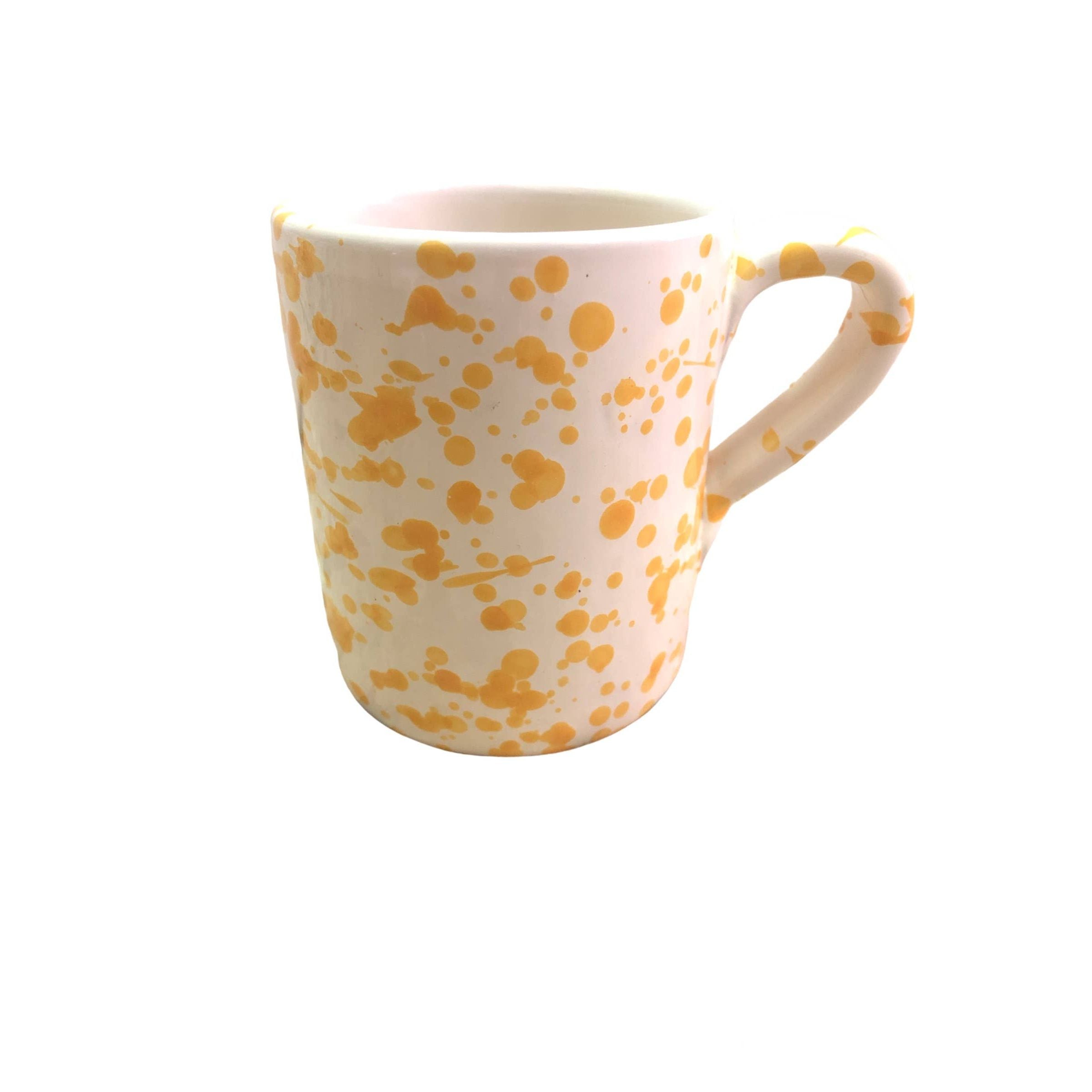 Mug cm. 9 - Splashed Line: Cream/blue