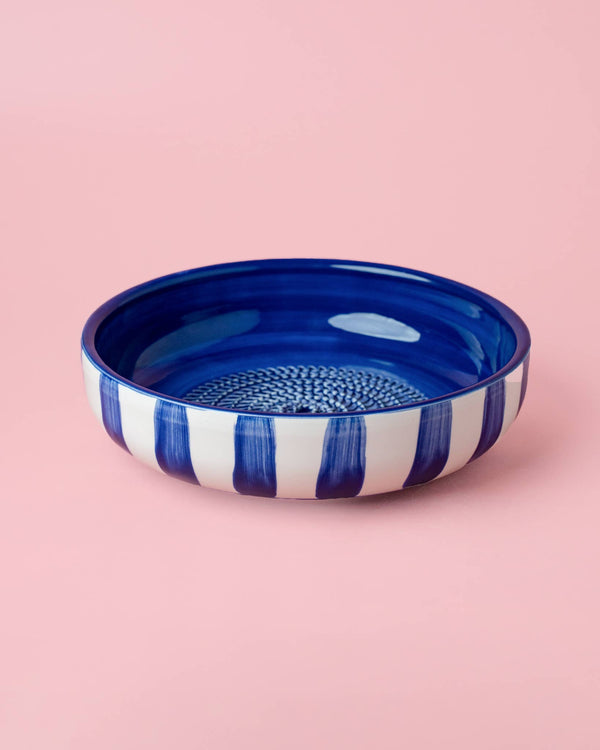 Large Pottery Grater Plate – Includes Gift Spoon / COAST