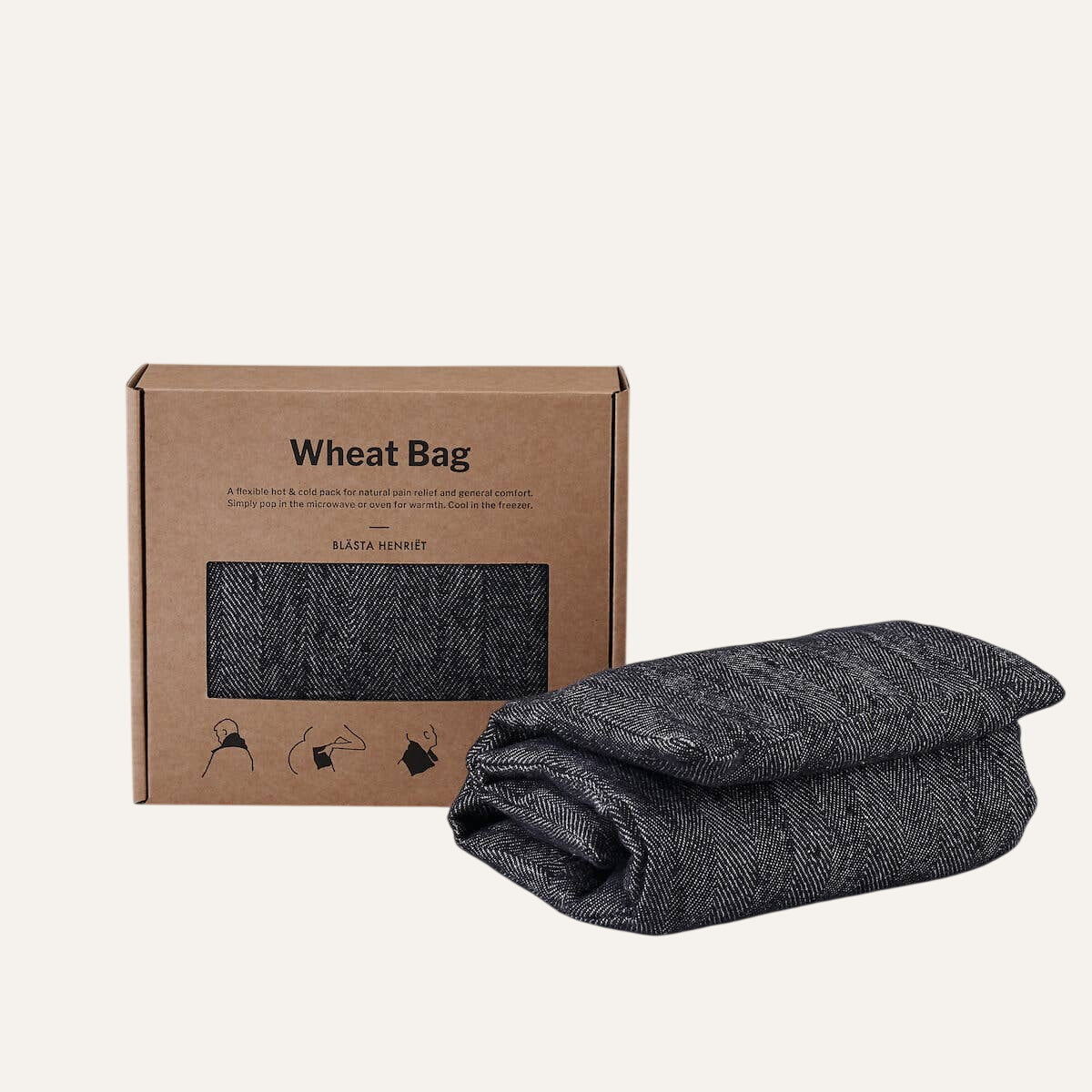 Wheat Bag - Hot/Cold: Herringbone Linen