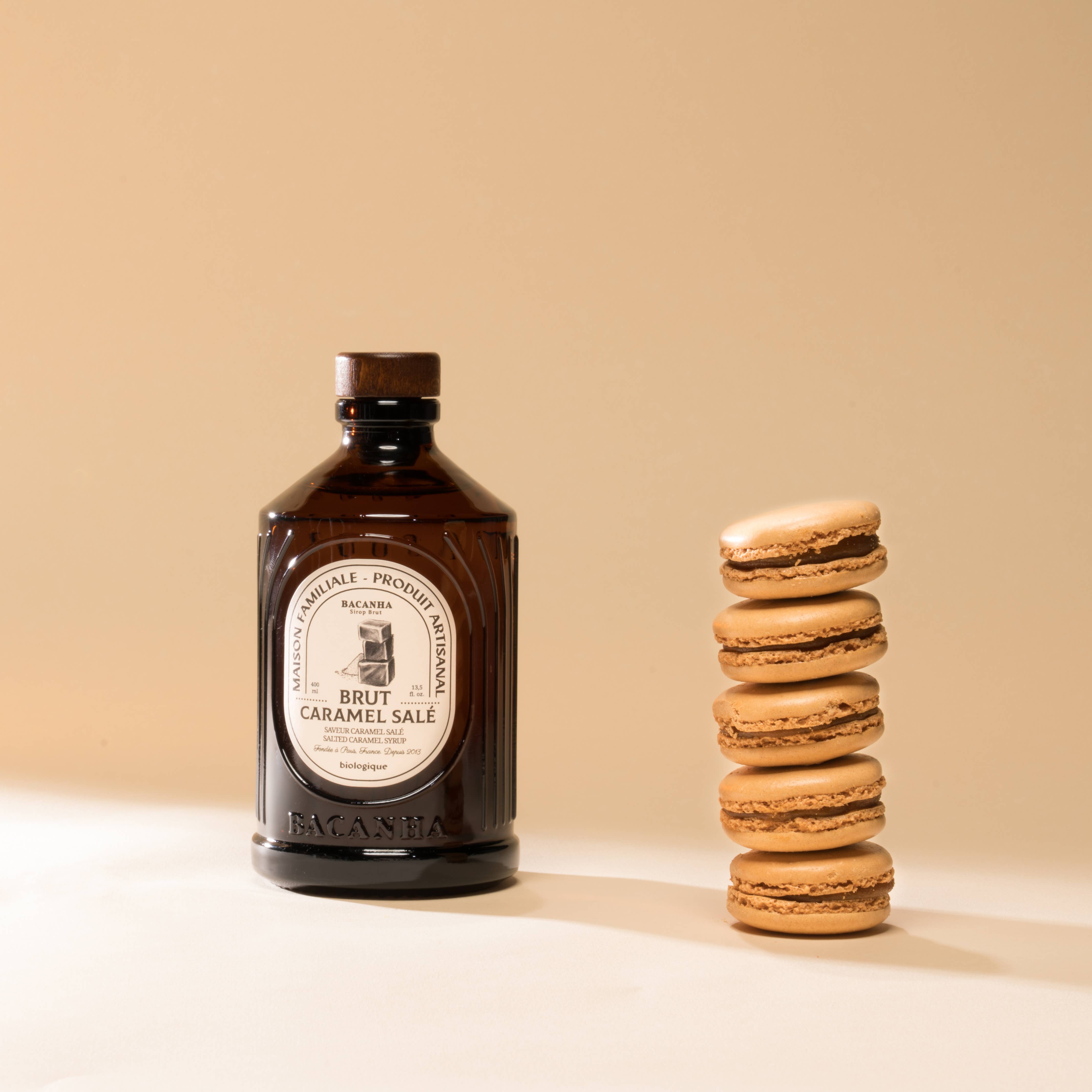 Raw Salted Caramel Syrup - Organic - 400ml - 13,5 fl. oz.