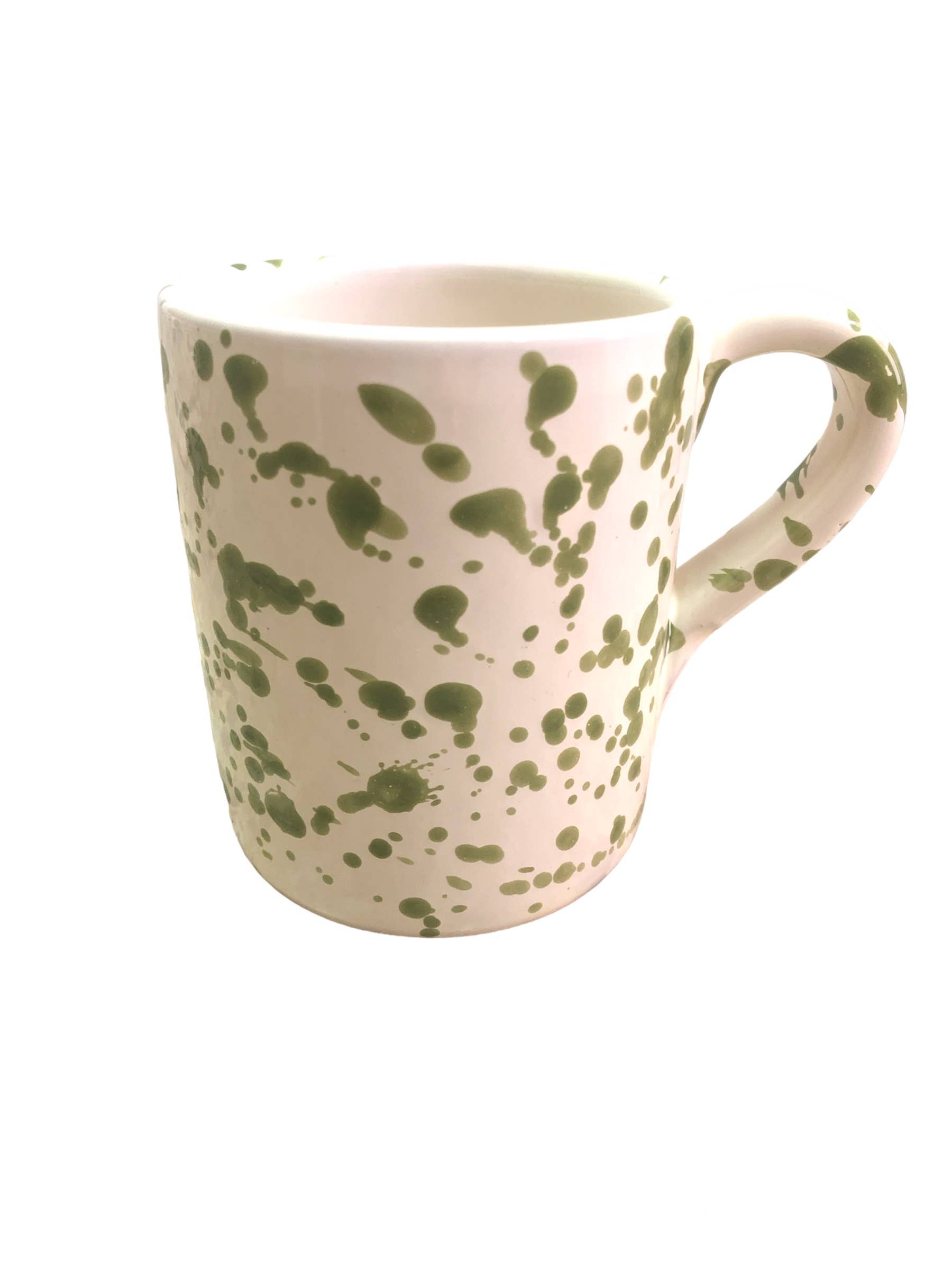 Mug cm. 9 - Splashed Line: Cream/blue