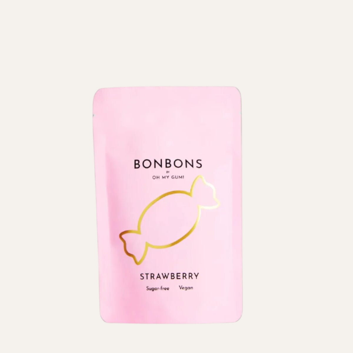 Oh My Gum! - Strawberry Sugar Free Bonbons 32g - TheGiftCoMalta