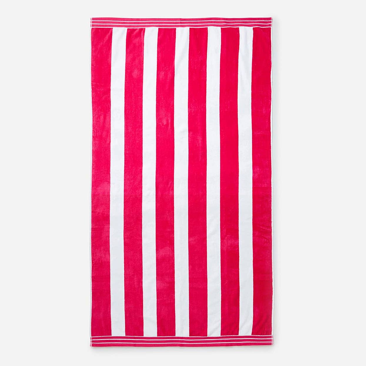 Jumbo Cabana Stripe Beach Towels - 100 x 180cm : Navy/White