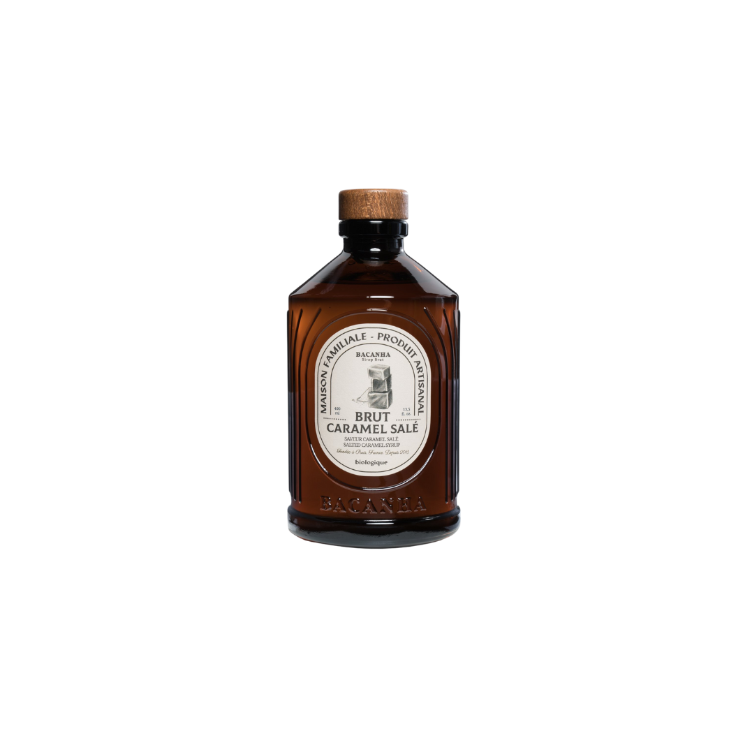 Raw Salted Caramel Syrup - Organic - 400ml - 13,5 fl. oz.