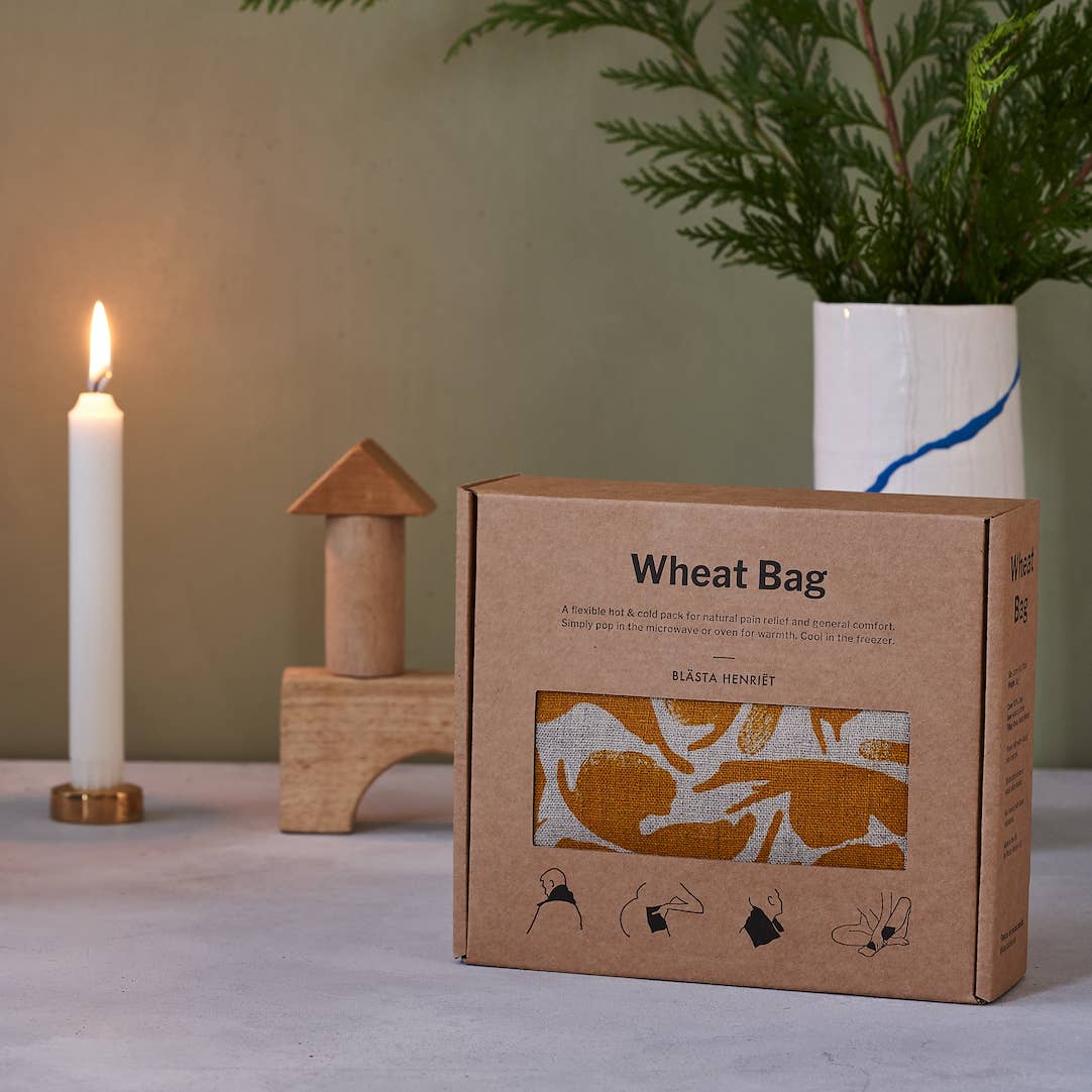 Wheat Bag - Hot/Cold: Herringbone Linen