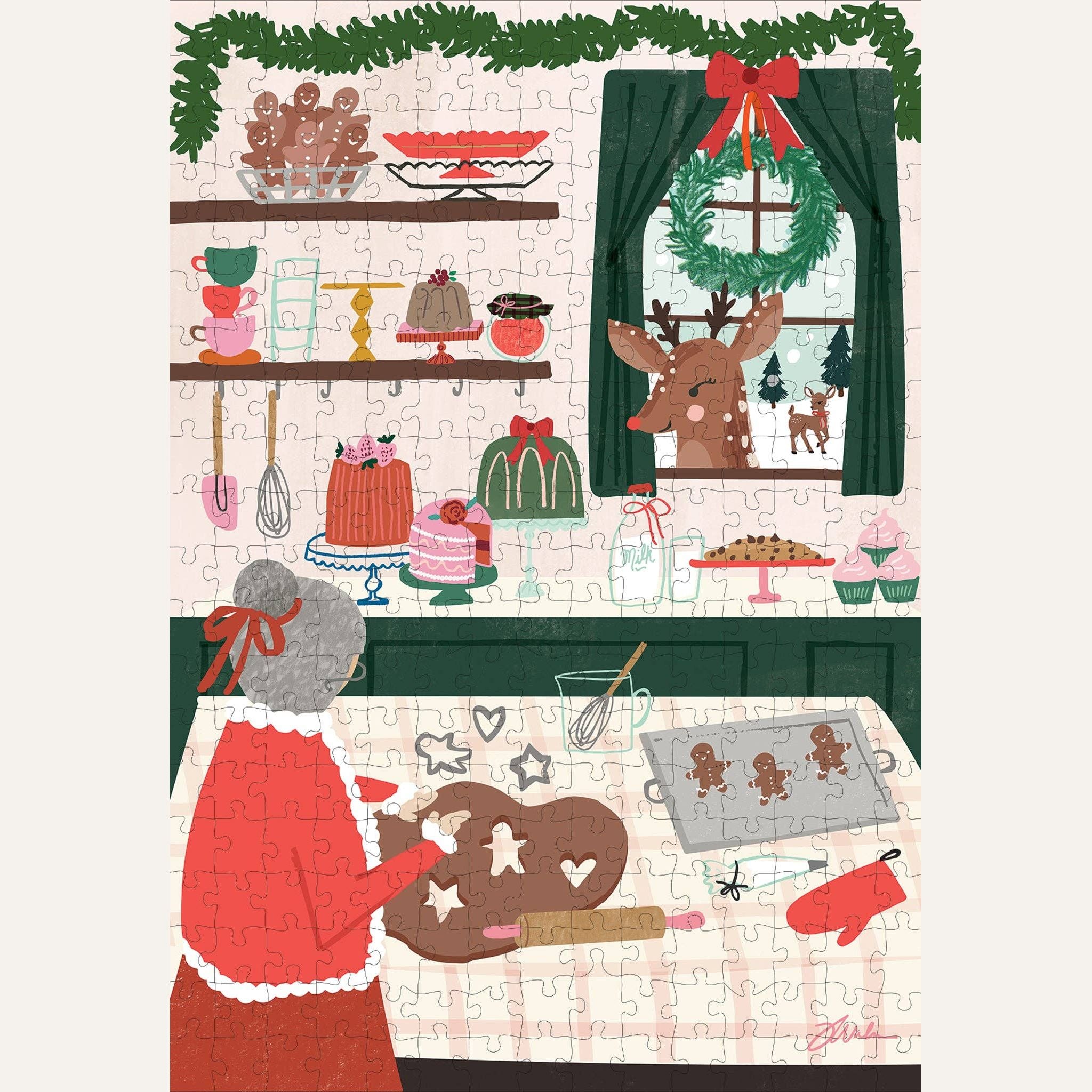 CHR1220 - Mrs Claus Bakery Puzzle 300 pc