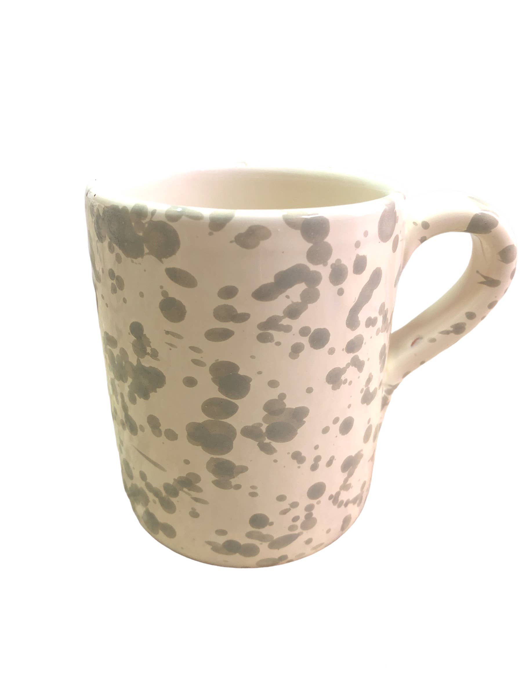 Mug cm. 9 - Splashed Line: Cream/blue